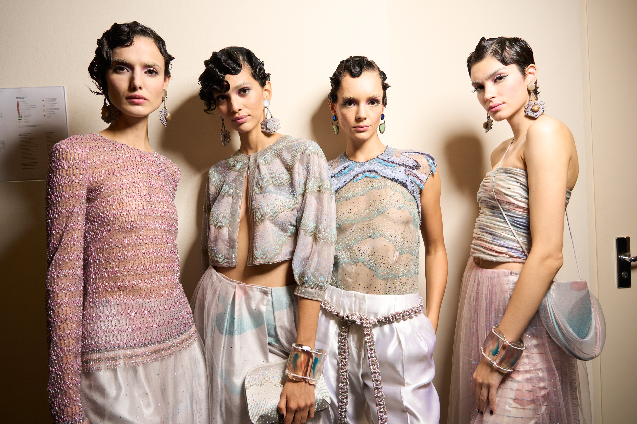 Giorgio Armani Spring 2024 Fashion Show Backstage