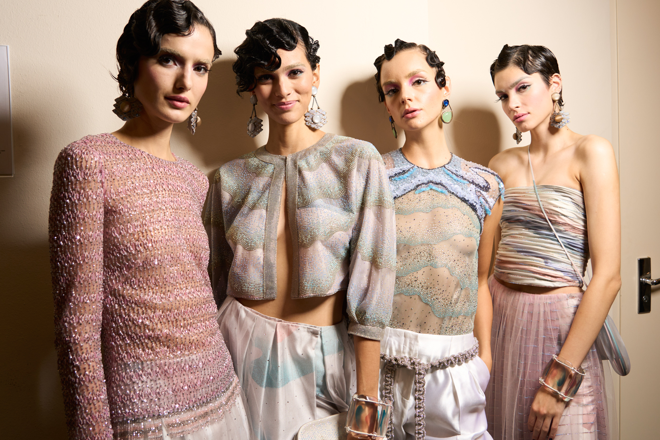 Giorgio Armani Spring 2024 Fashion Show Backstage