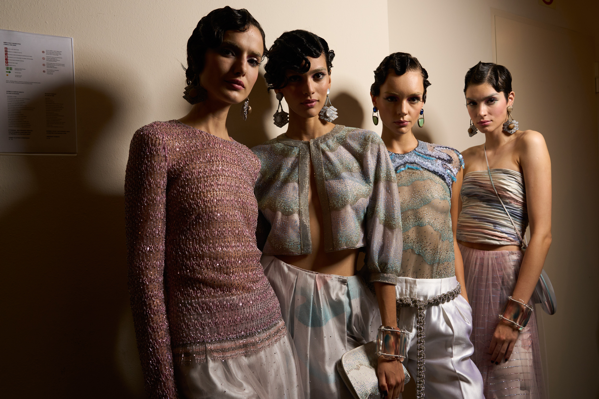 Giorgio Armani Spring 2024 Fashion Show Backstage