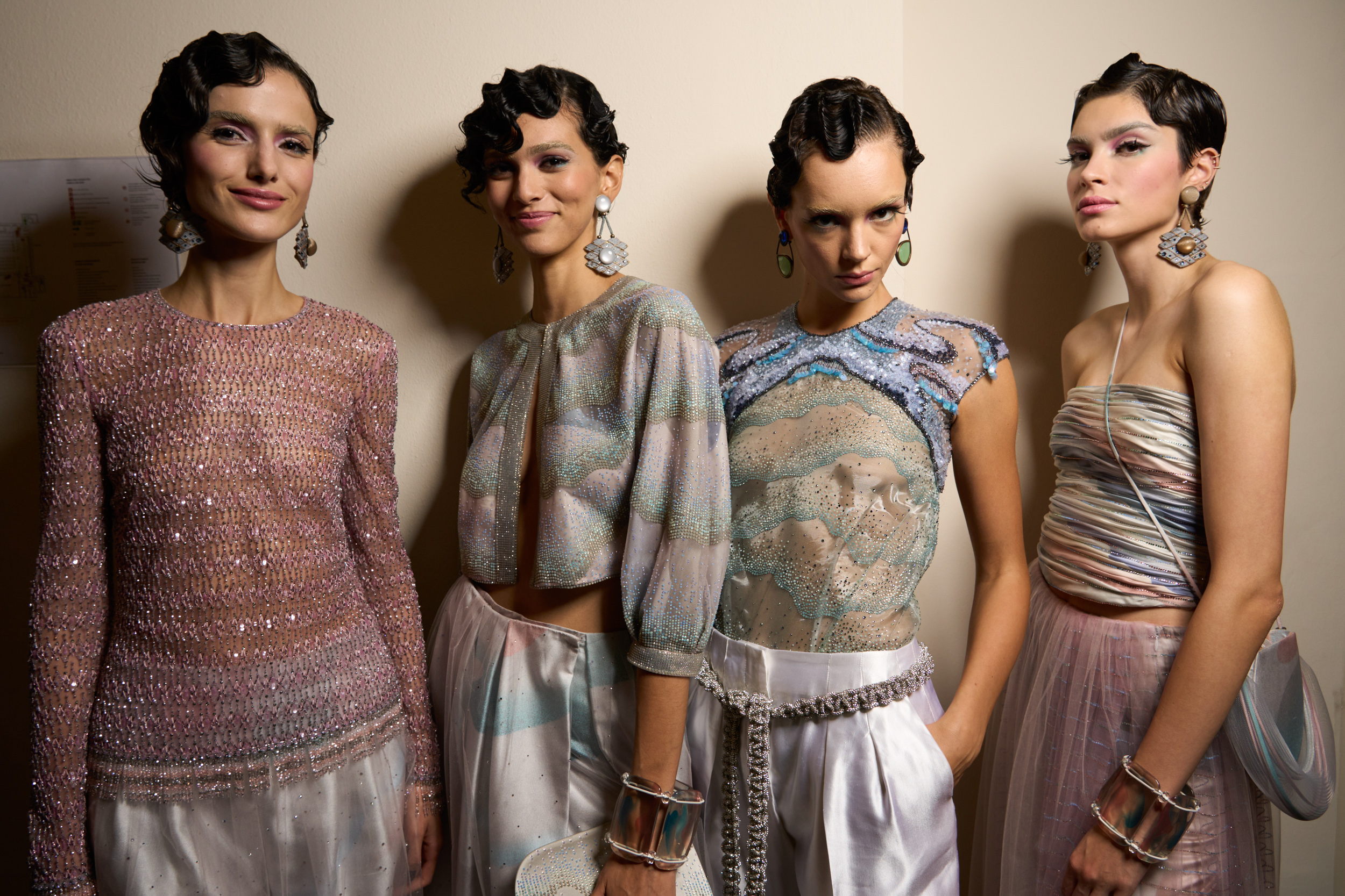 Giorgio Armani Spring 2024 Fashion Show Backstage