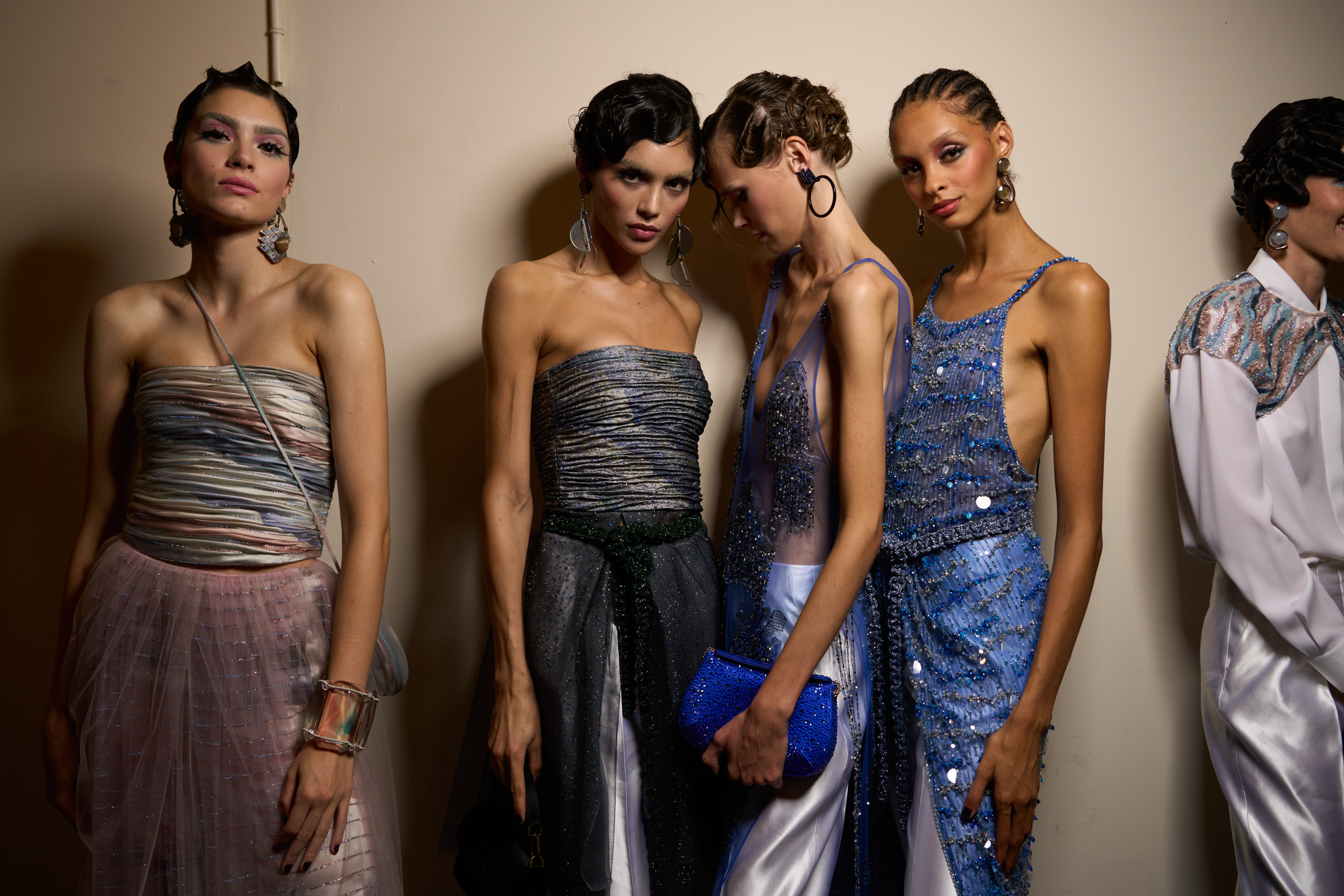 Giorgio Armani Spring 2024 Fashion Show Backstage