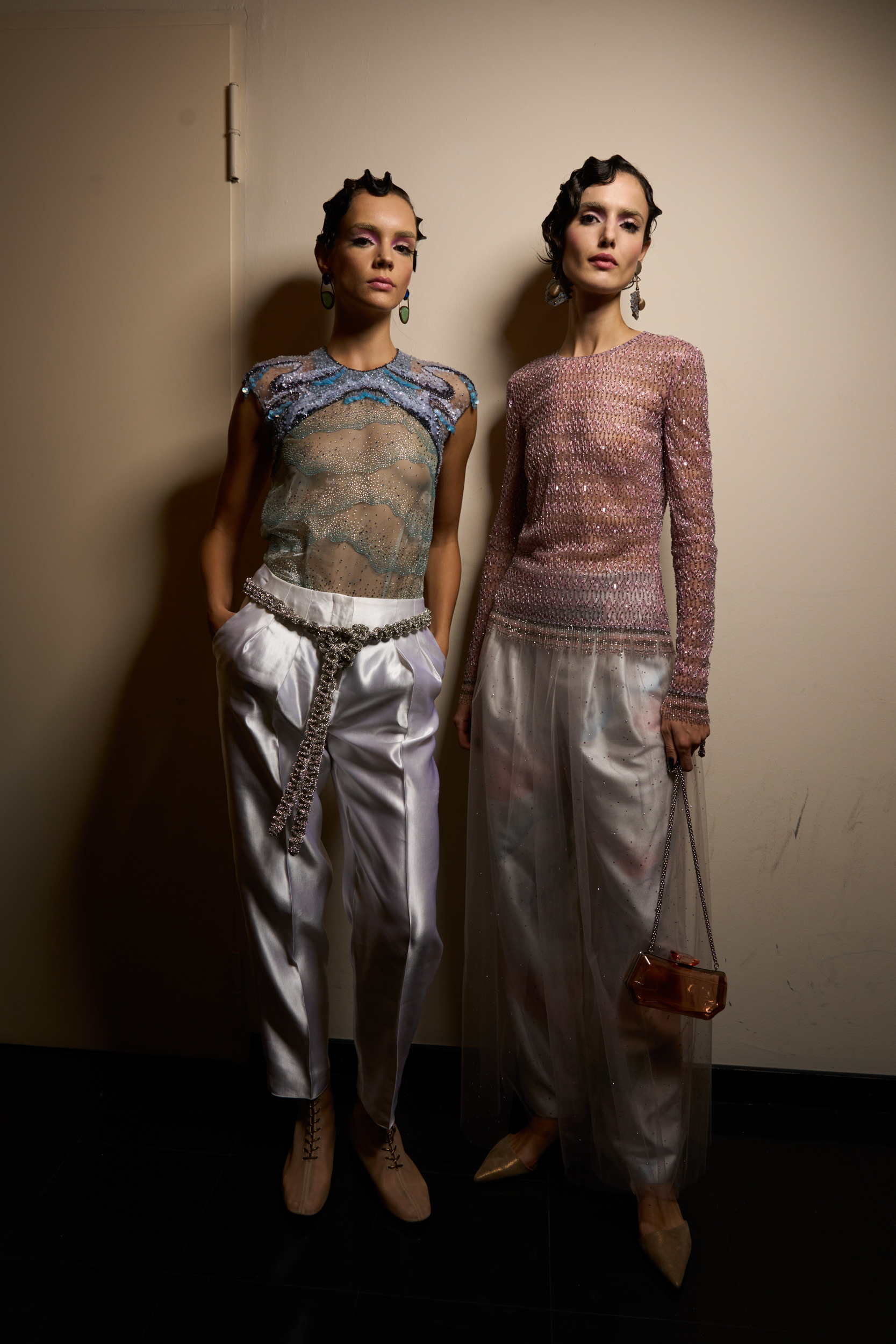 Giorgio Armani Spring 2024 Fashion Show Backstage