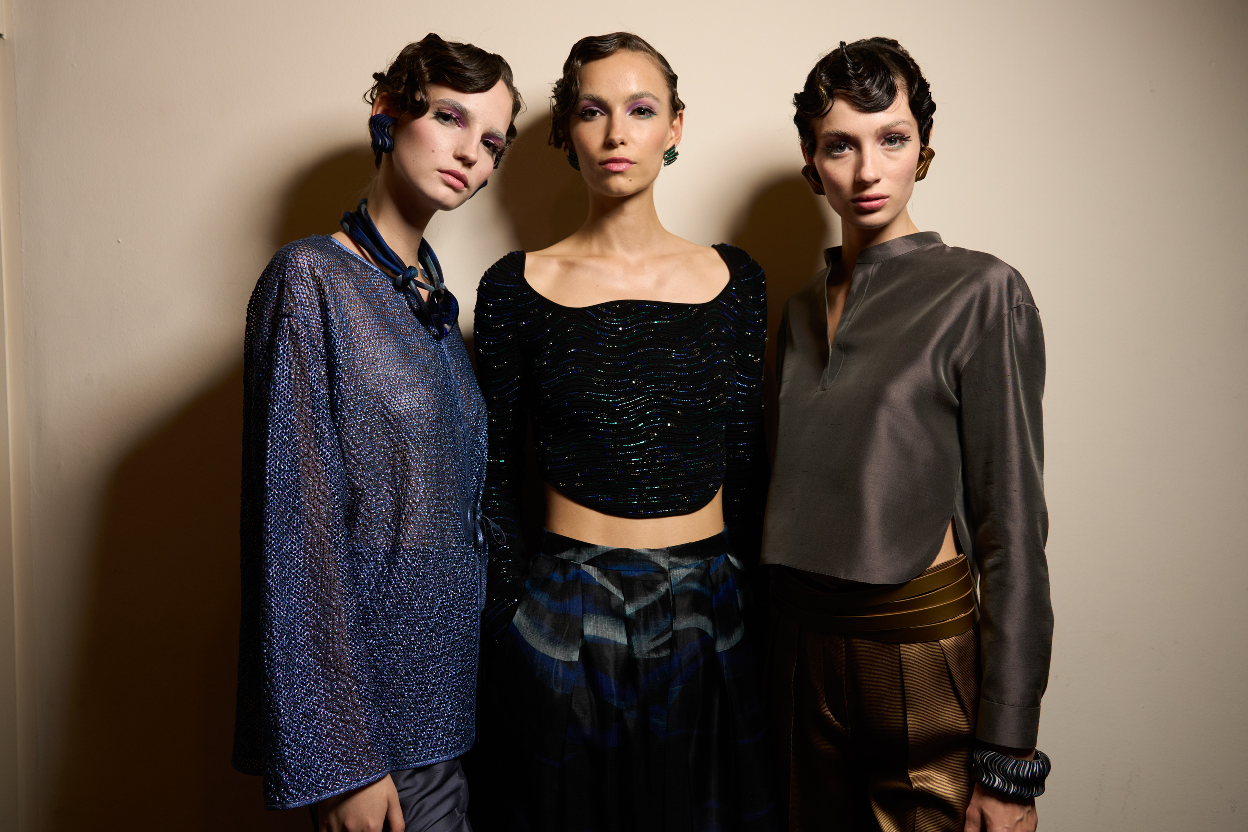 Giorgio Armani Spring 2024 Fashion Show Backstage