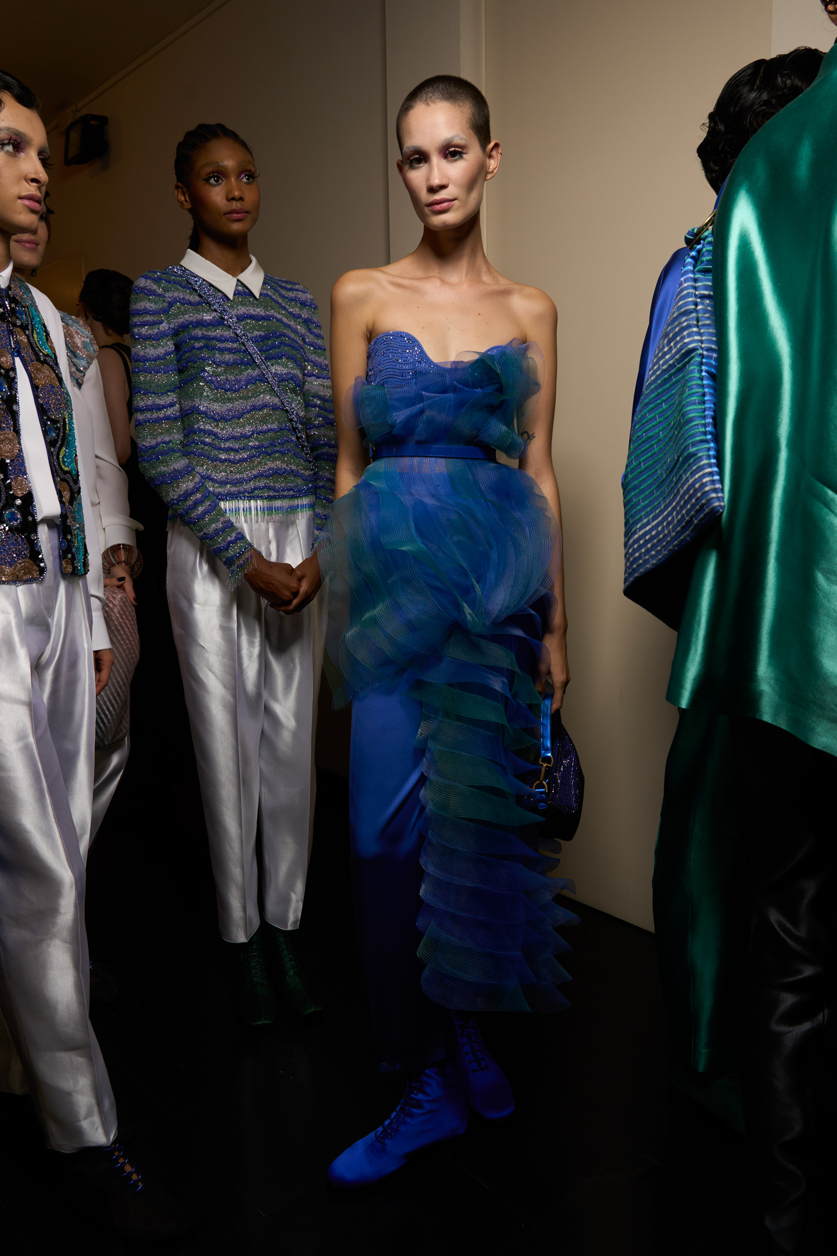 Giorgio Armani Spring 2024 Fashion Show Backstage