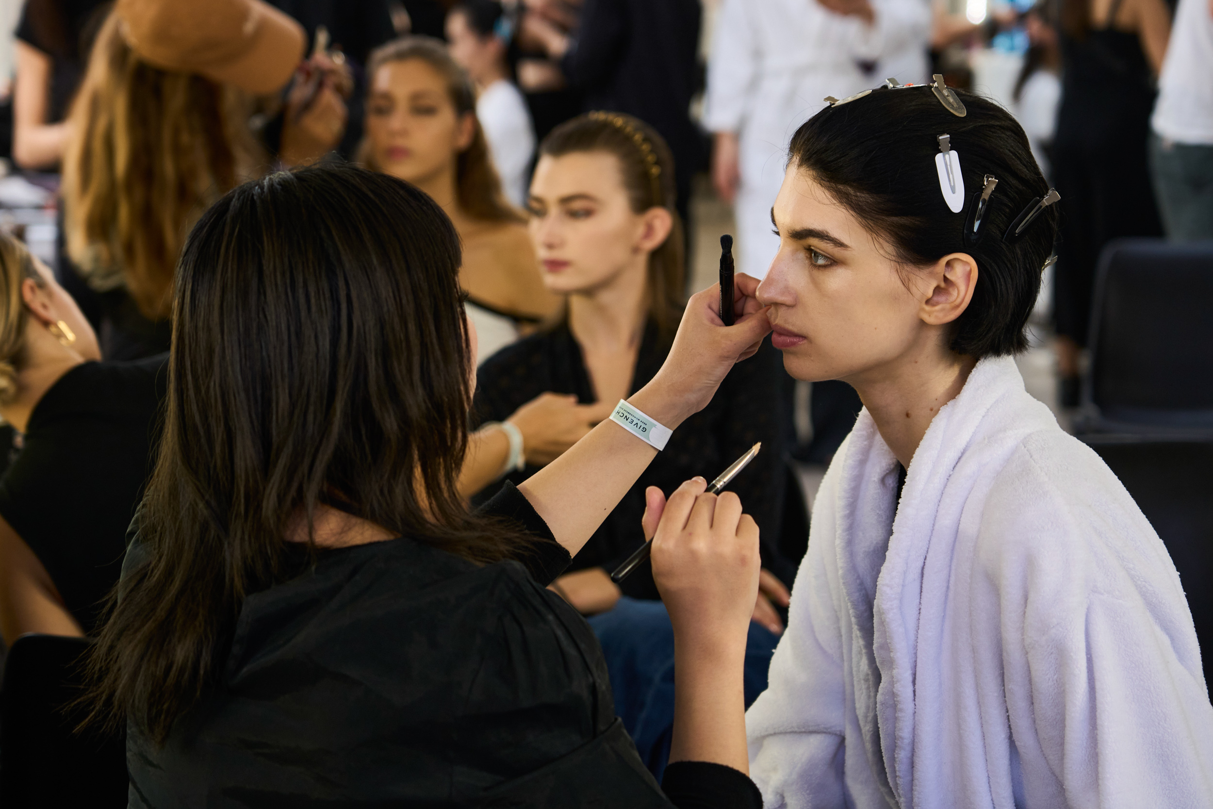 Givenchy Spring 2024 Fashion Show Backstage