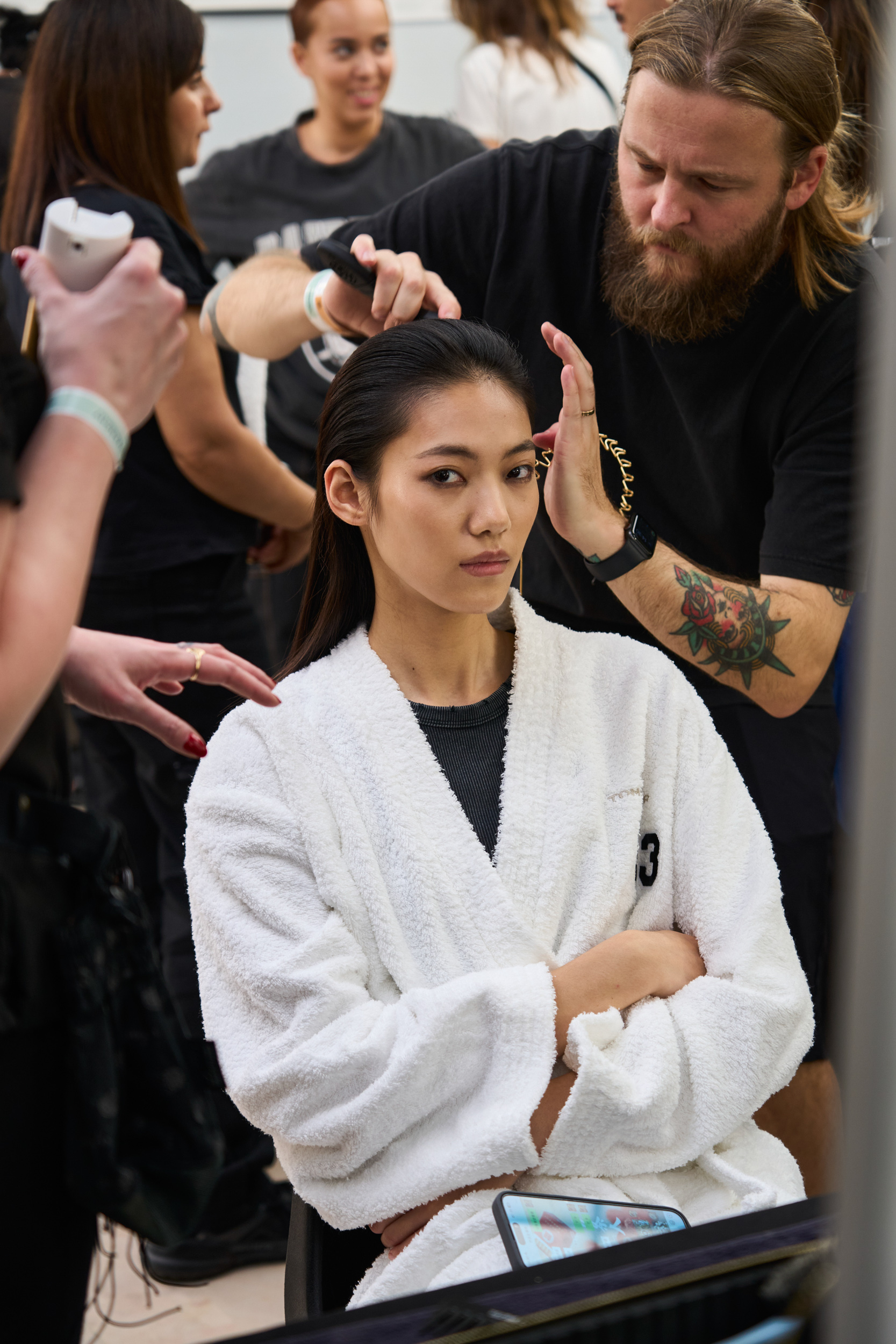 Givenchy Spring 2024 Fashion Show Backstage