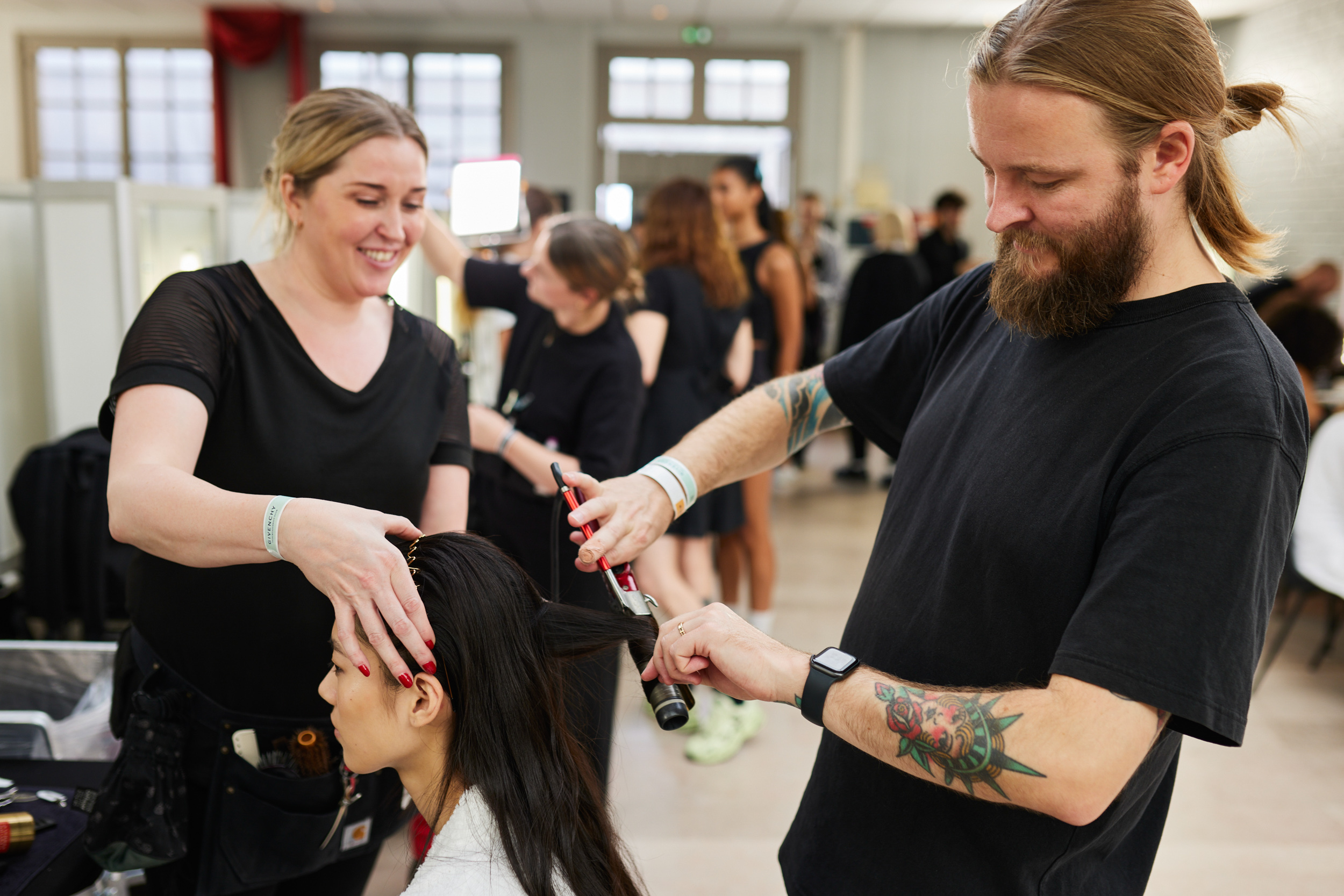 Givenchy Spring 2024 Fashion Show Backstage