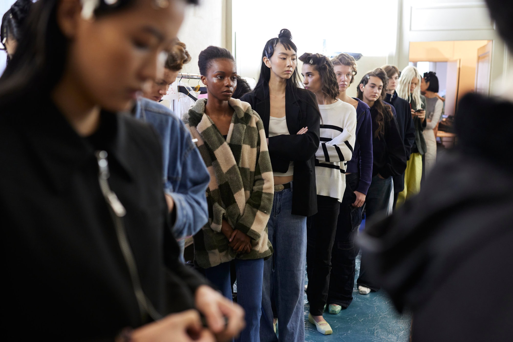 Hui Spring 2024 Fashion Show Backstage