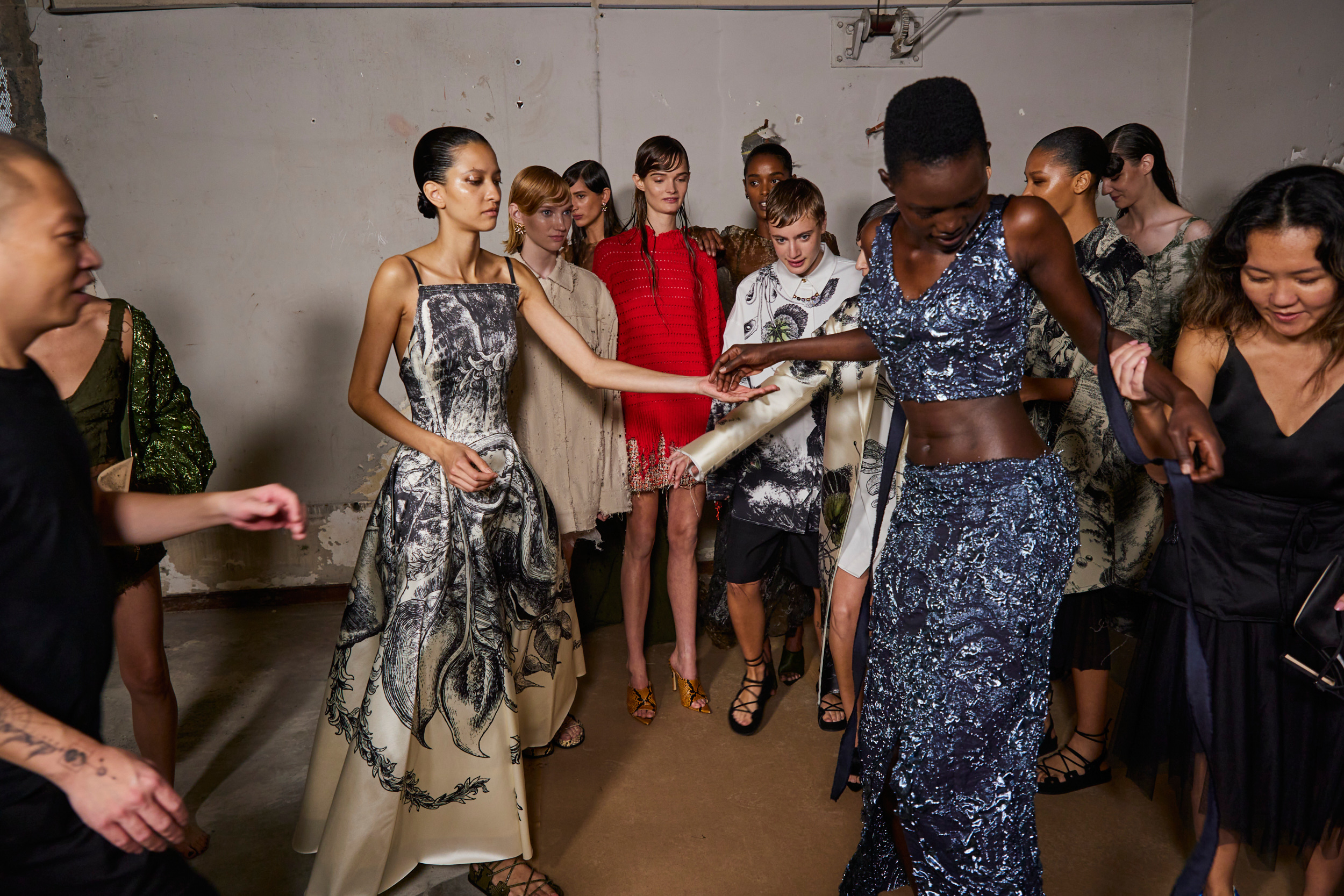 Jason Wu Spring 2024 Fashion Show Backstage