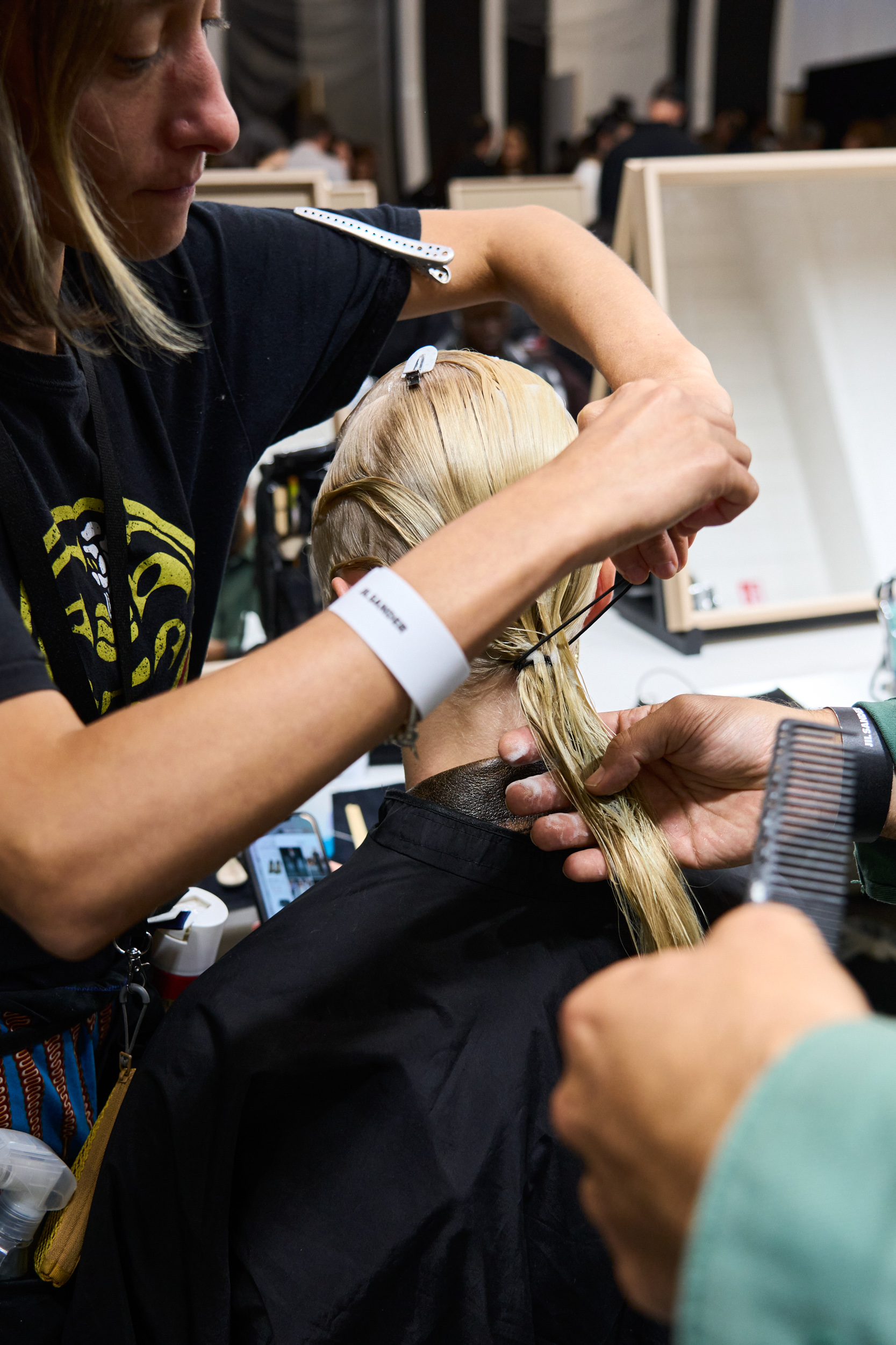 Jil Sander Spring 2024 Fashion Show Backstage