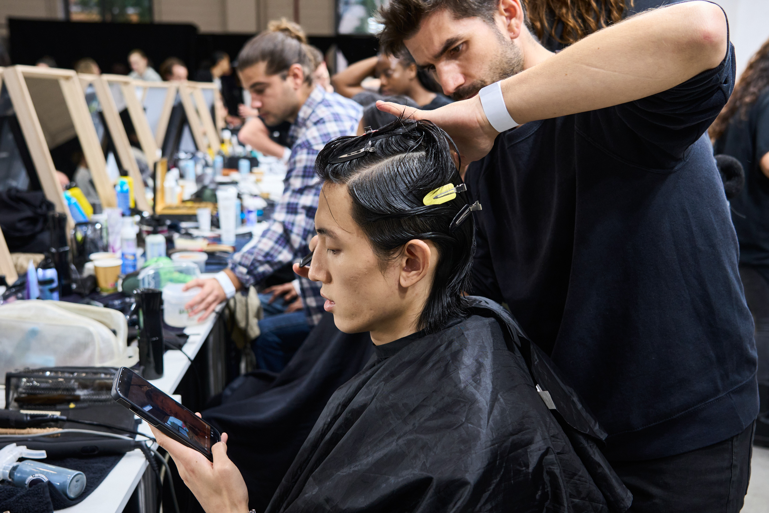 Jil Sander Spring 2024 Fashion Show Backstage