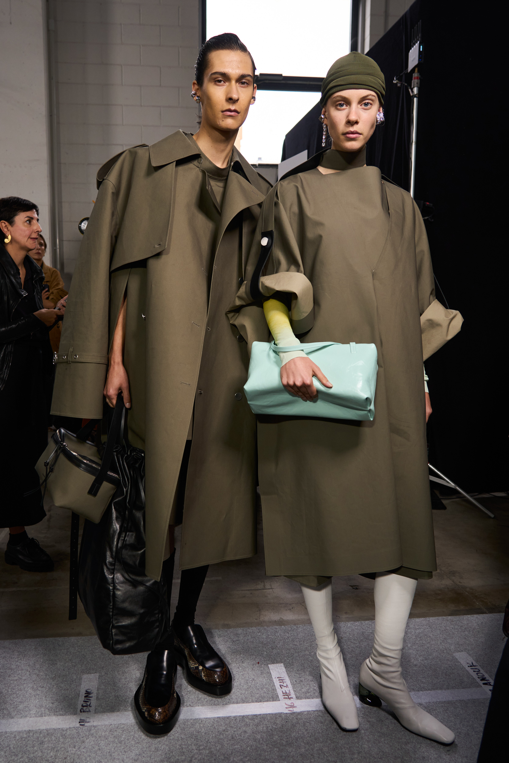 Jil Sander Spring 2024 Fashion Show Backstage