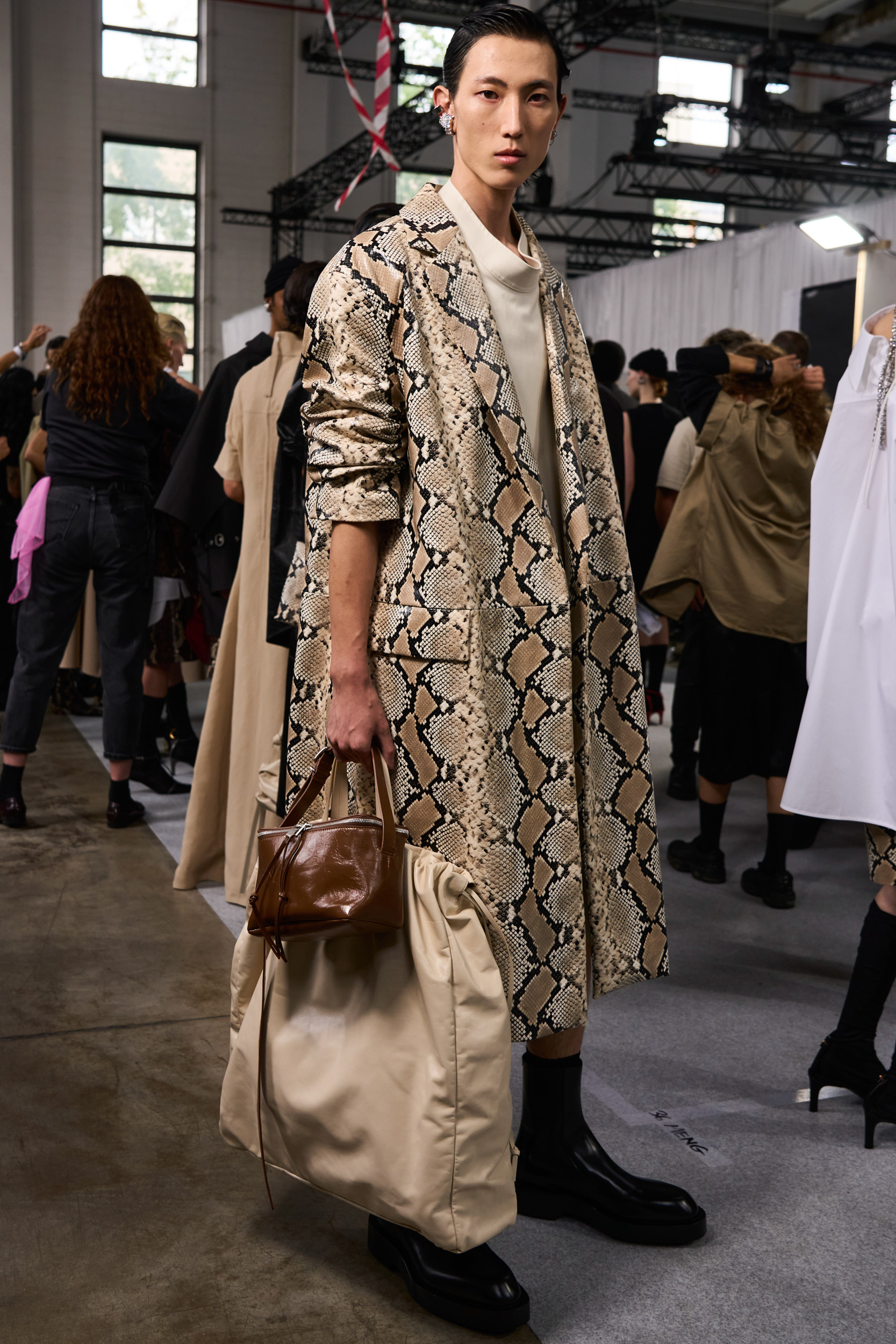 Jil Sander Spring 2024 Fashion Show Backstage