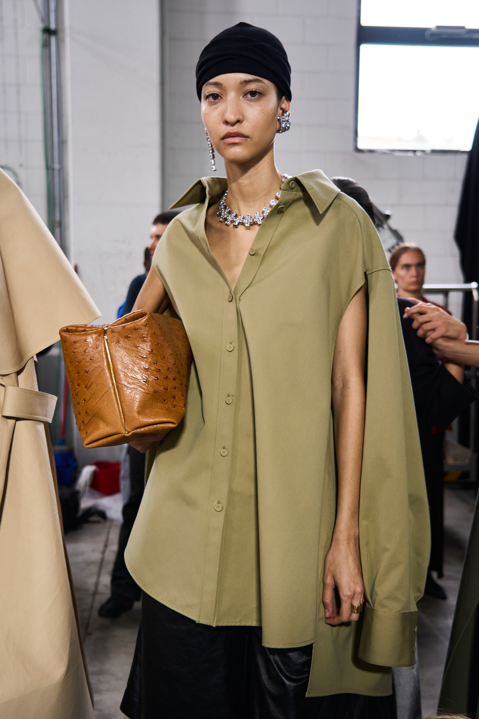 Jil Sander Spring 2024 Fashion Show Backstage