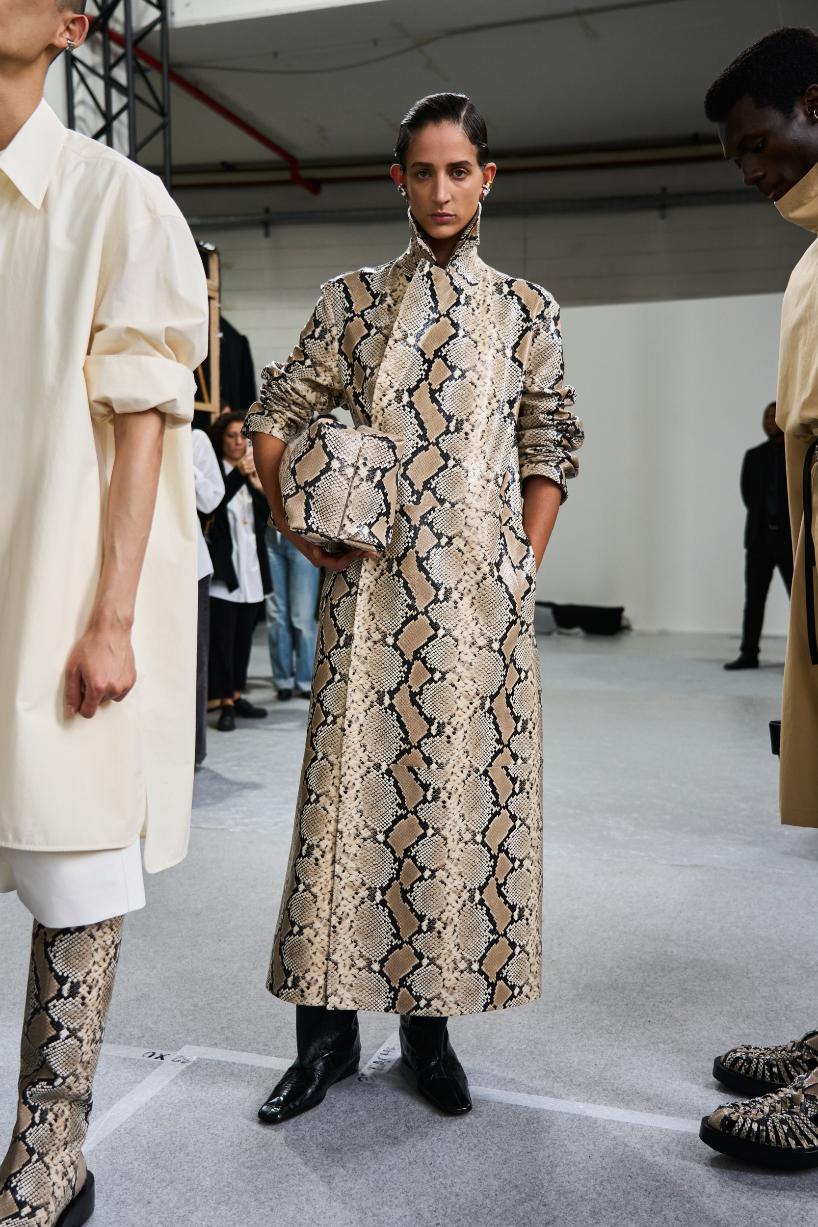 Jil Sander Spring 2024 Fashion Show Backstage