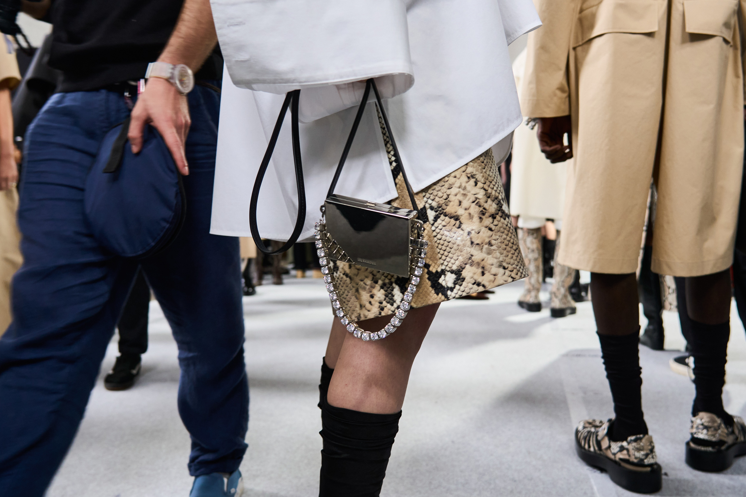 Jil Sander Spring 2024 Fashion Show Backstage