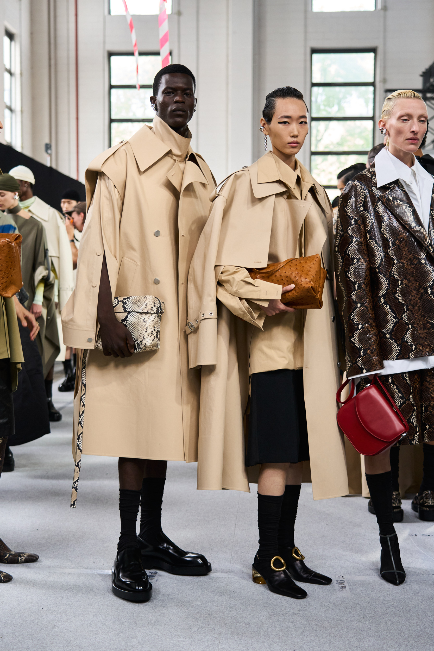 Jil Sander Spring 2024 Fashion Show Backstage