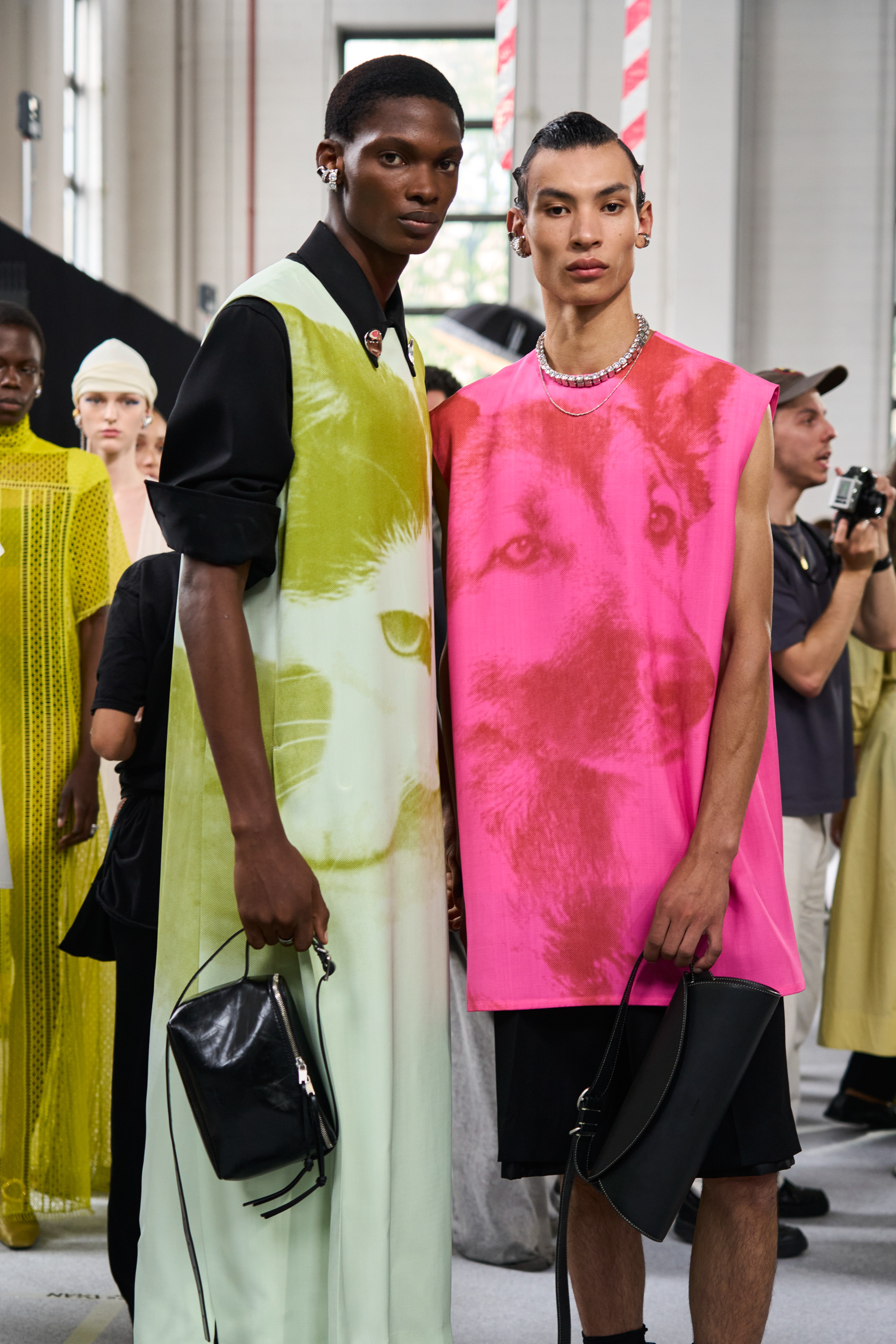 Jil Sander Spring 2024 Fashion Show Backstage