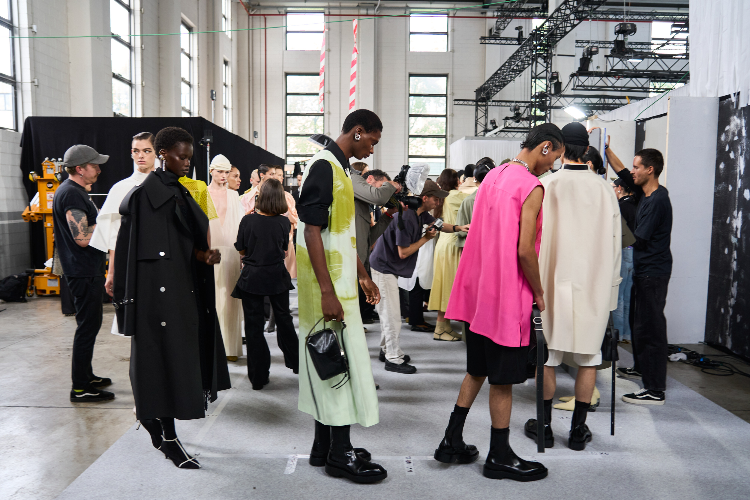 Jil Sander Spring 2024 Fashion Show Backstage