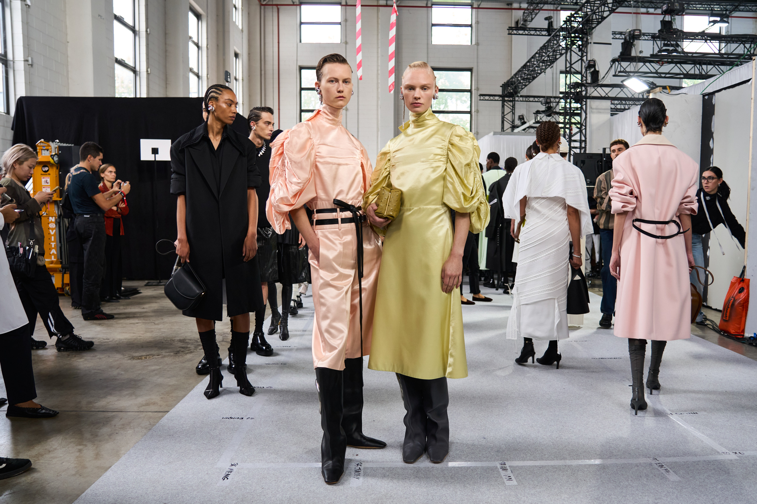 Jil Sander Spring 2024 Fashion Show Backstage