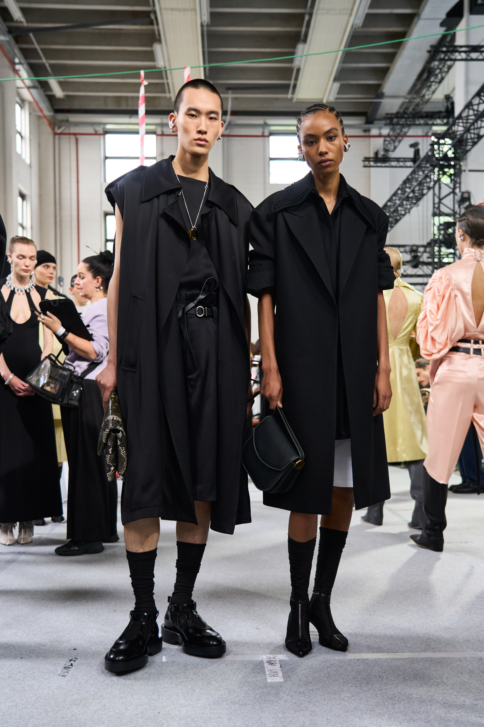 Jil Sander Spring 2024 Fashion Show Backstage