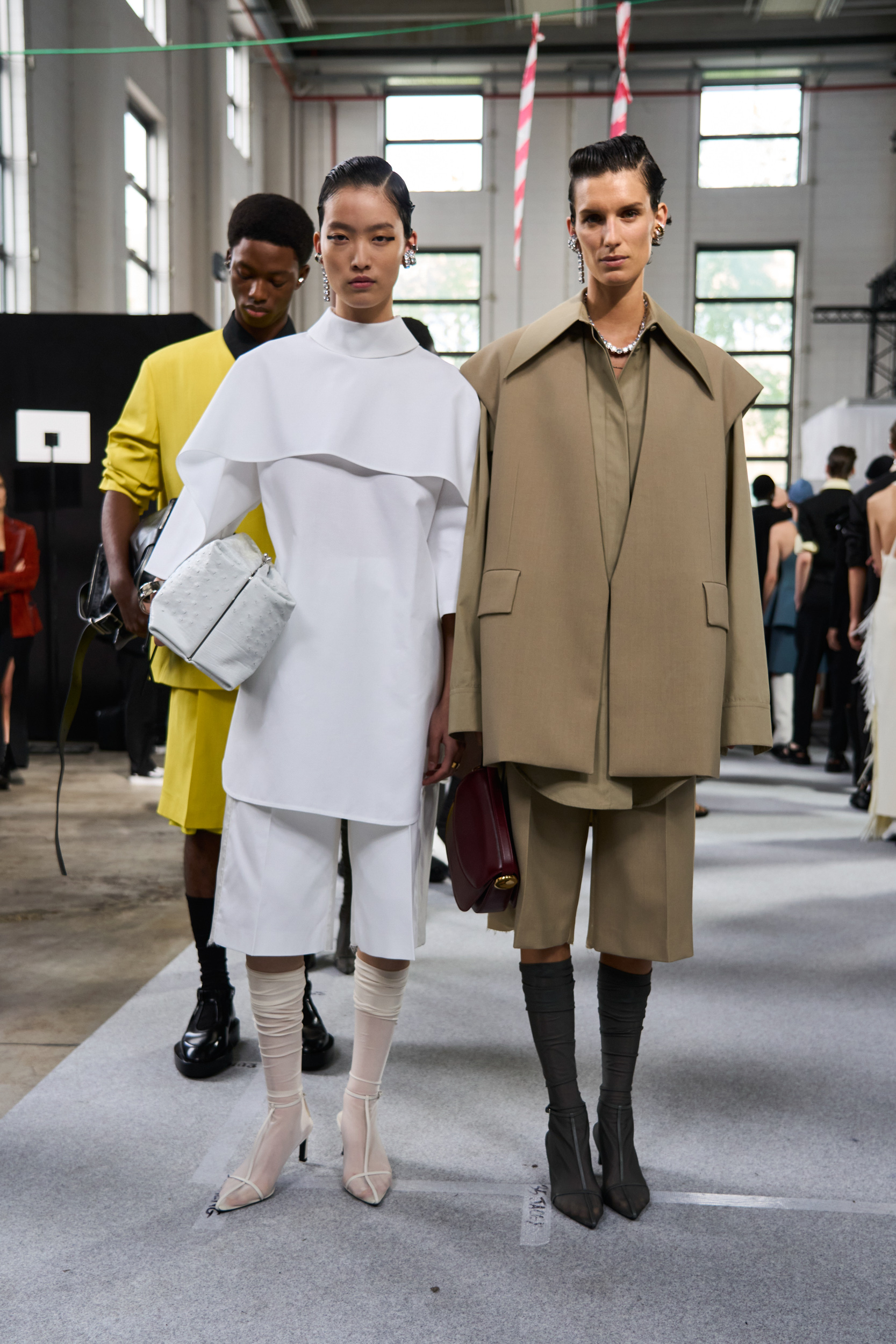 Jil Sander Spring 2024 Fashion Show Backstage