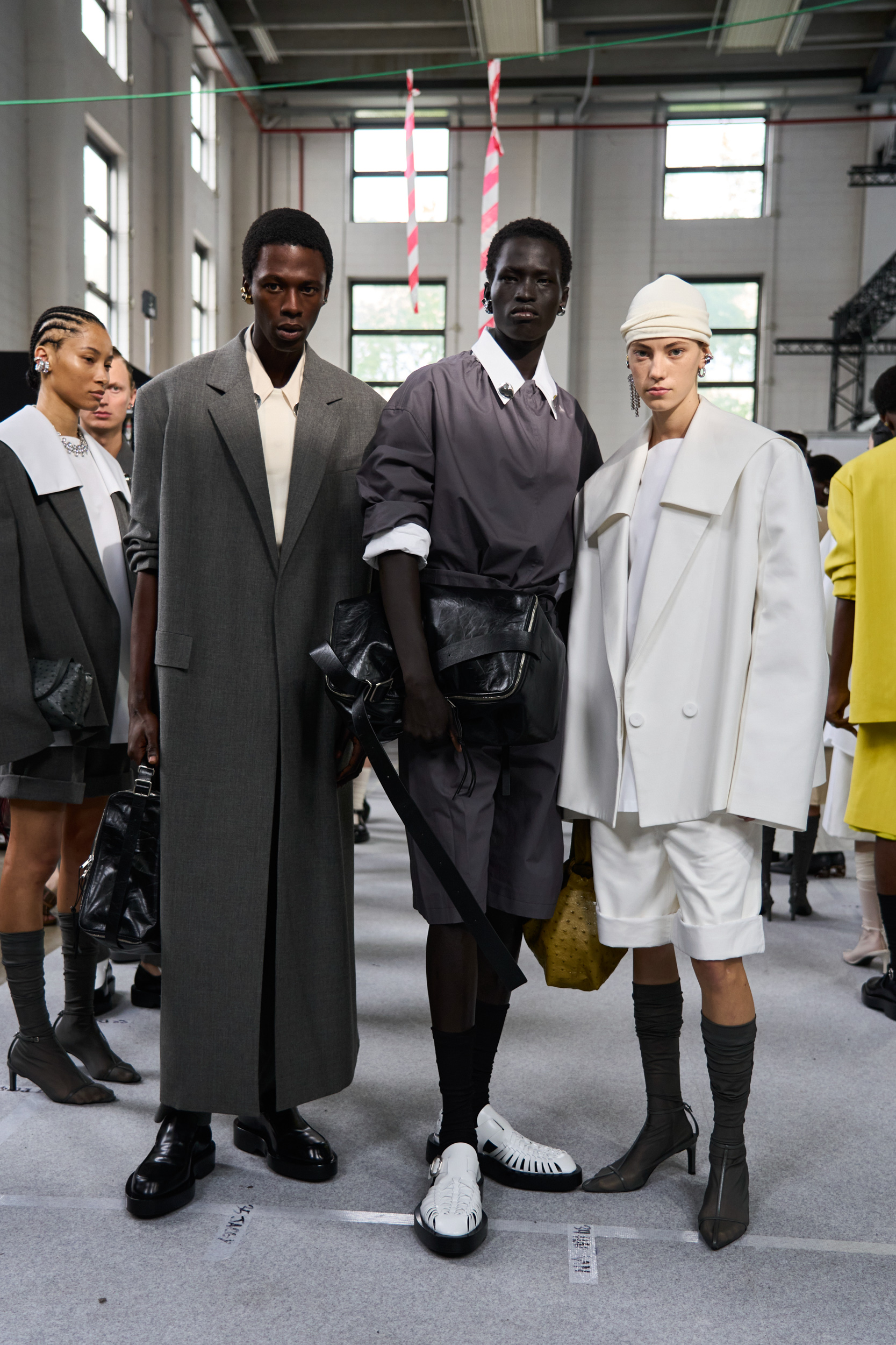 Jil Sander Spring 2024 Fashion Show Backstage