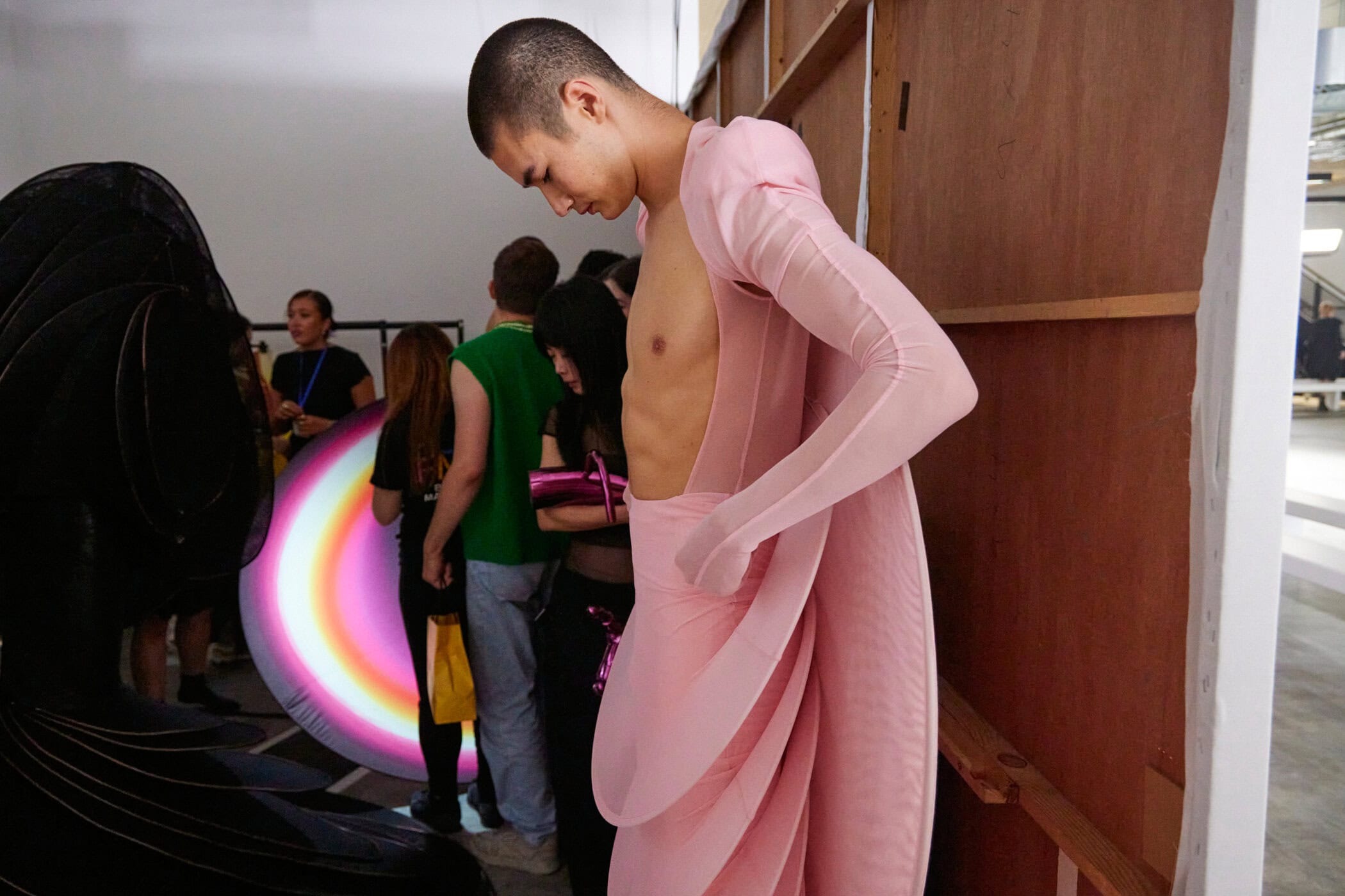 Kwk By Kay Kwok Spring 2024 Fashion Show Backstage