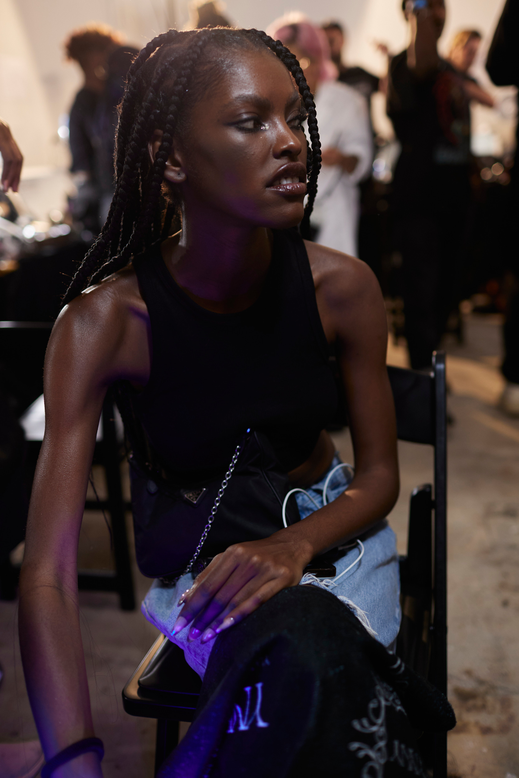 Laquan Smith Spring 2024 Fashion Show Backstage