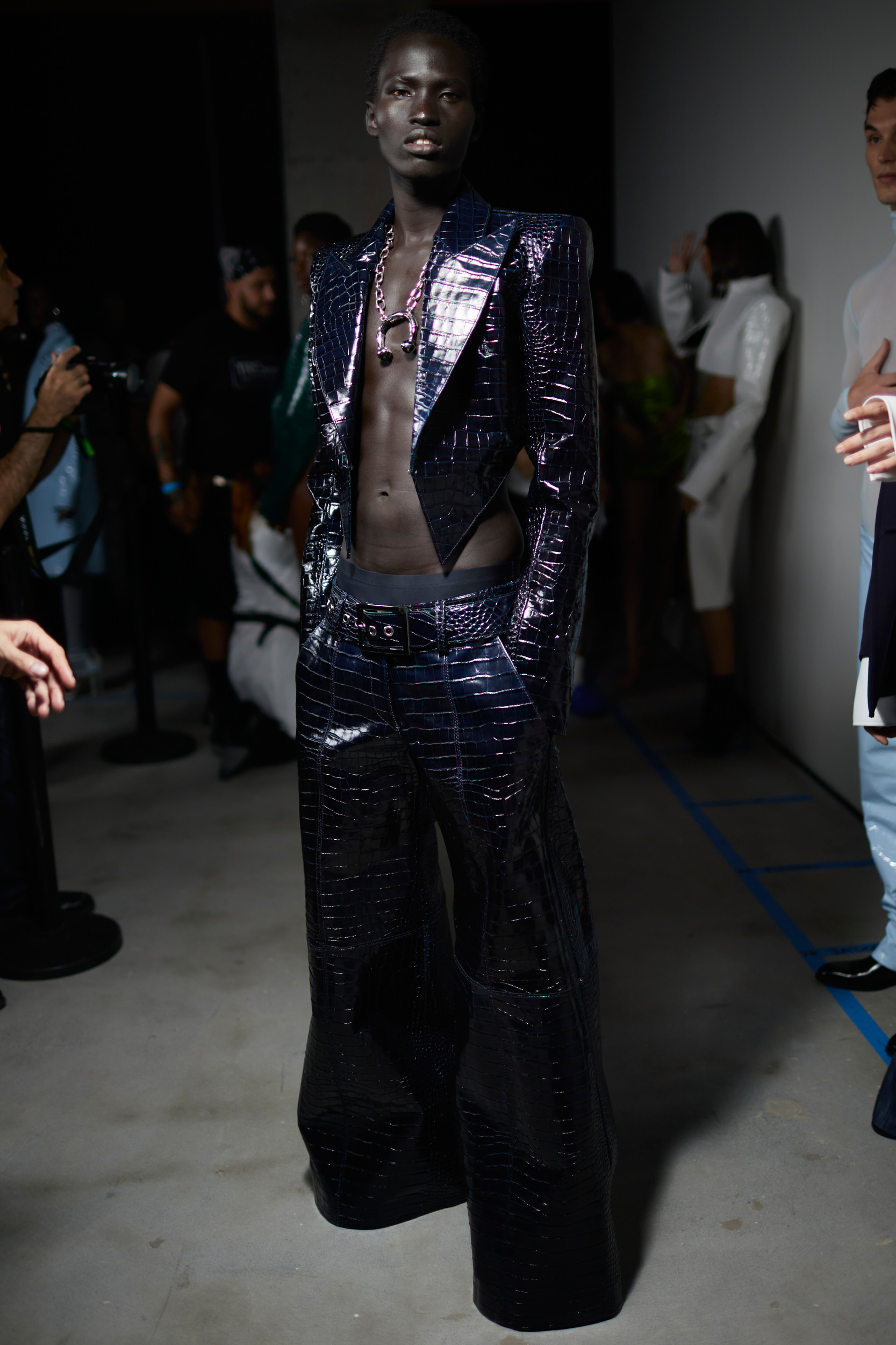 Laquan Smith Spring 2024 Fashion Show Backstage