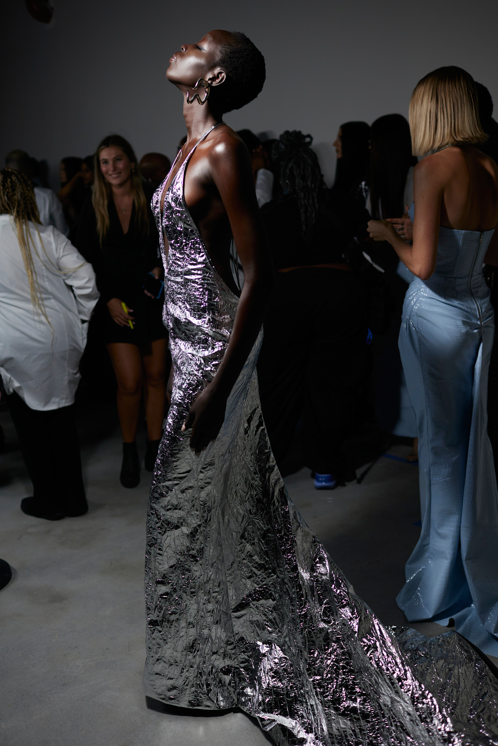 Laquan Smith Spring 2024 Fashion Show Backstage