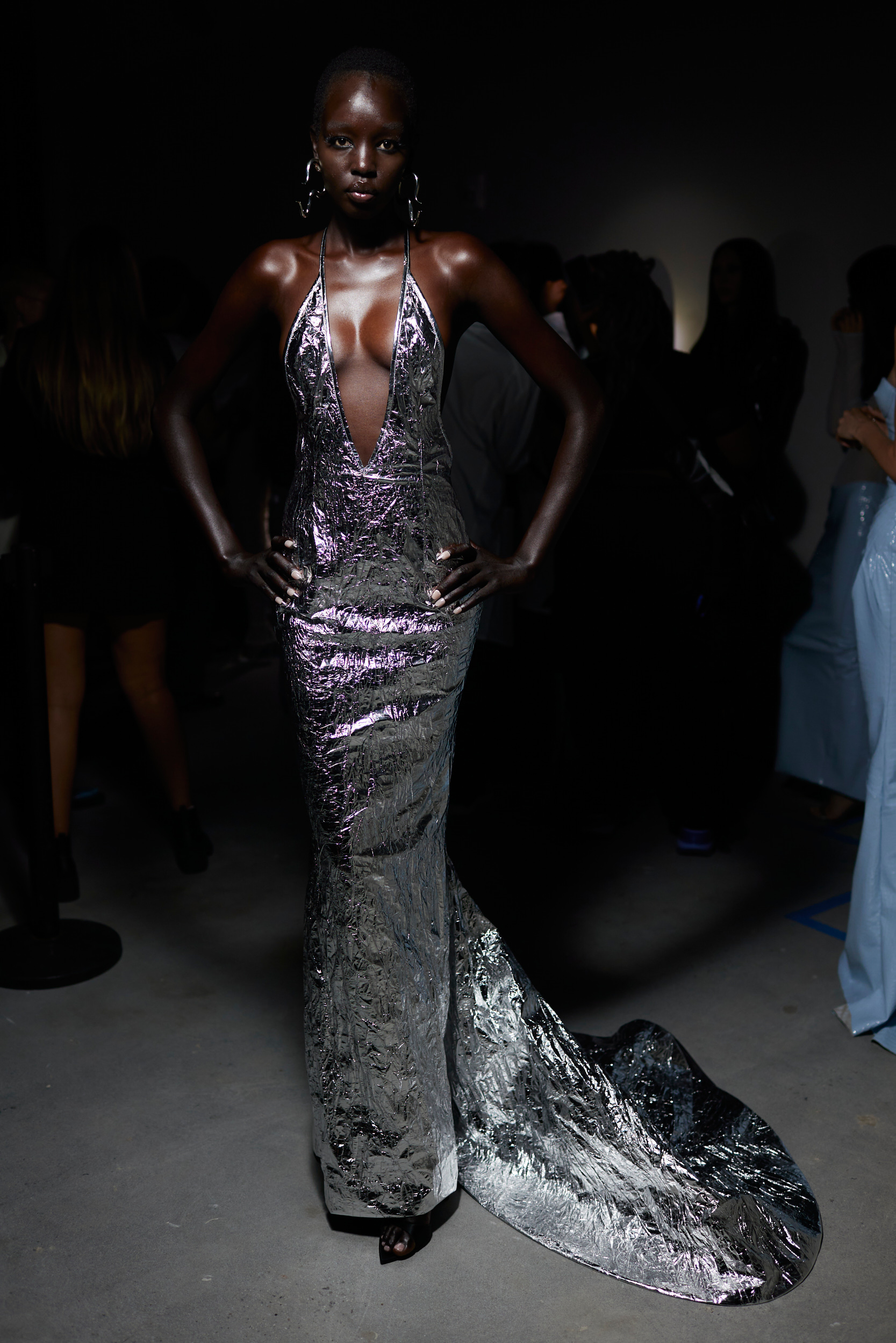 Laquan Smith Spring 2024 Fashion Show Backstage