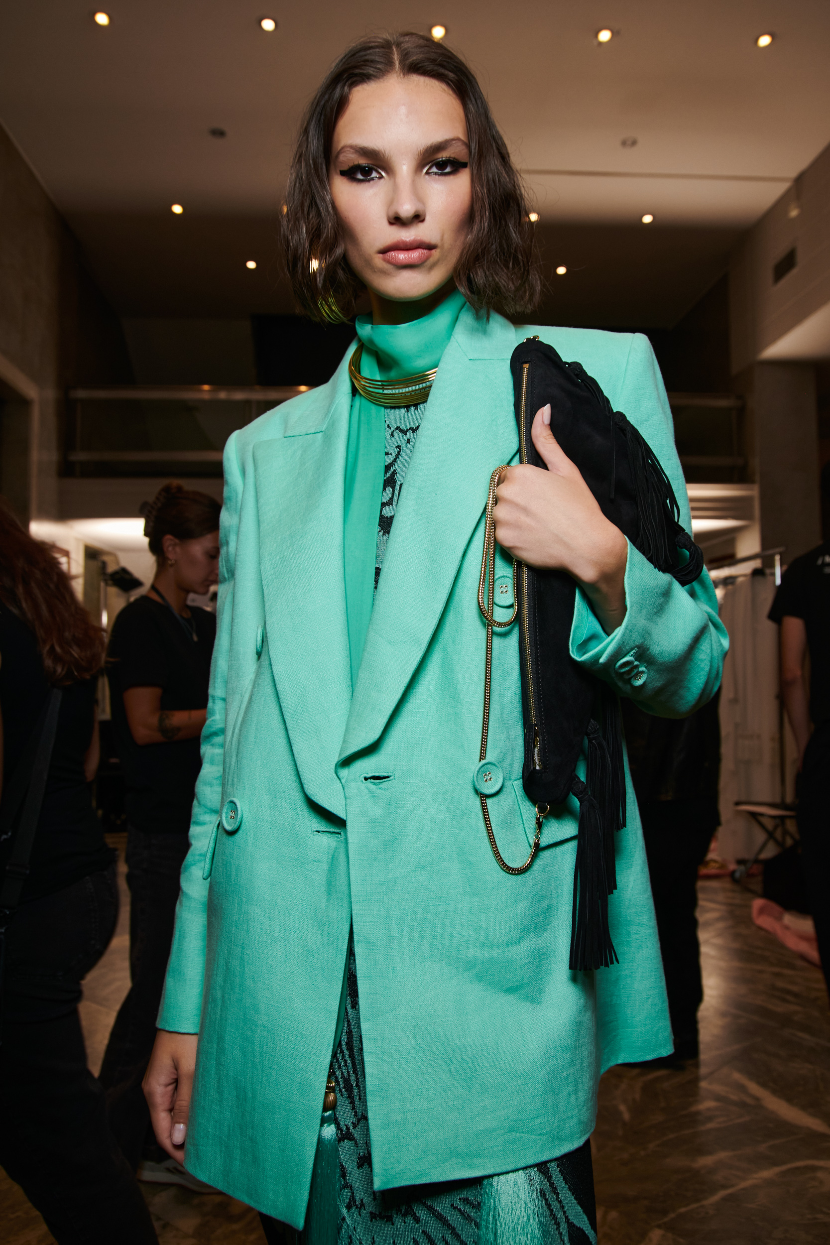 Luisa Spagnoli Spring 2024 Fashion Show Backstage