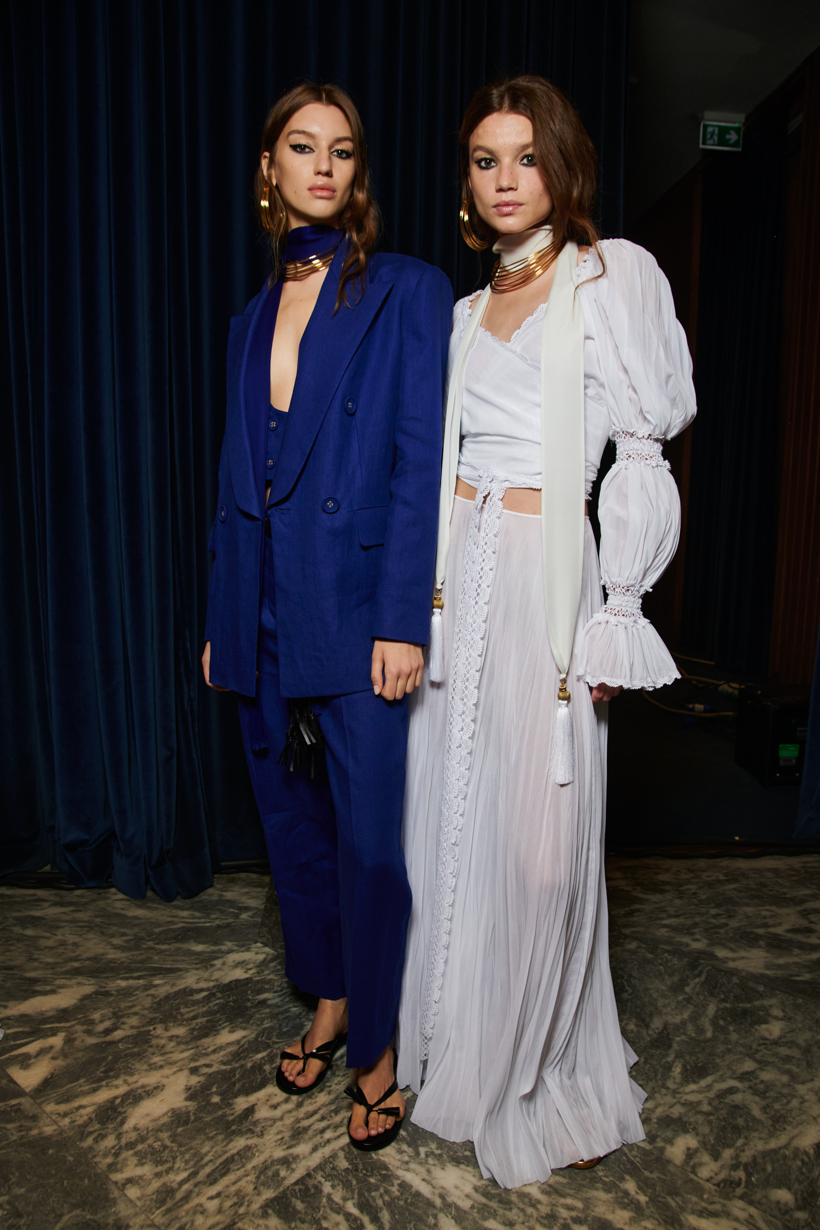 Luisa Spagnoli Spring 2024 Fashion Show Backstage