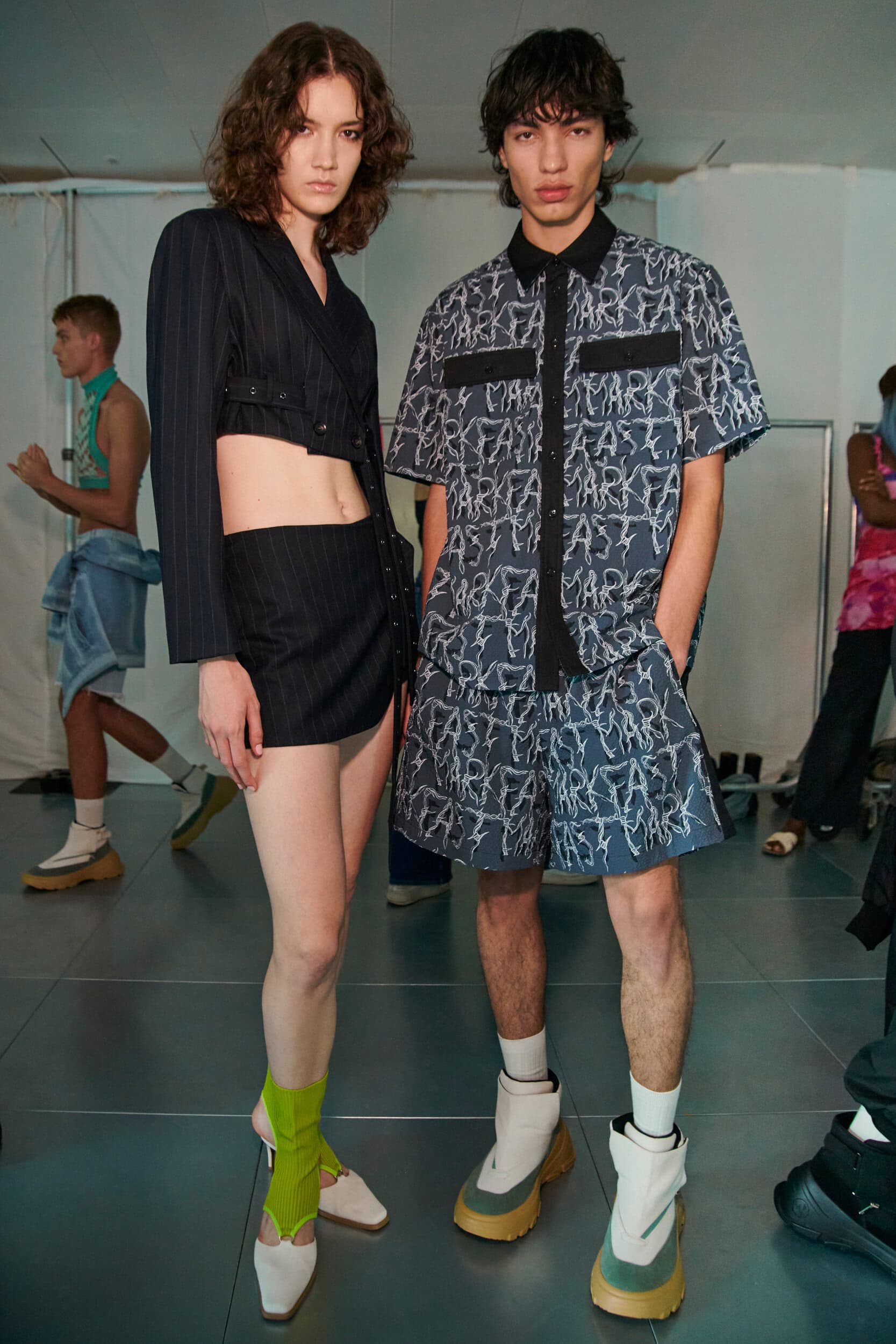 Mark Fast Spring 2024 Fashion Show Backstage