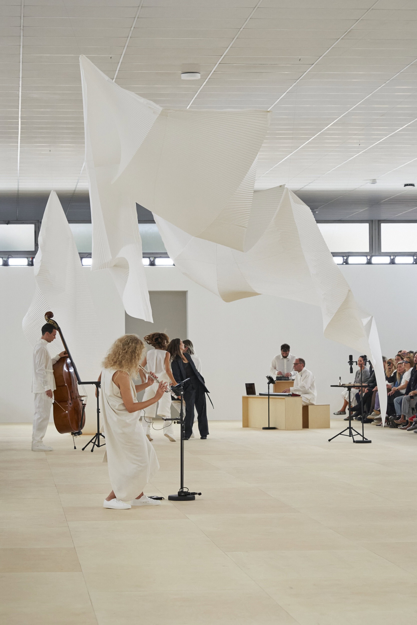 Issey Miyake Spring 2024 Fashion Show Atmosphere