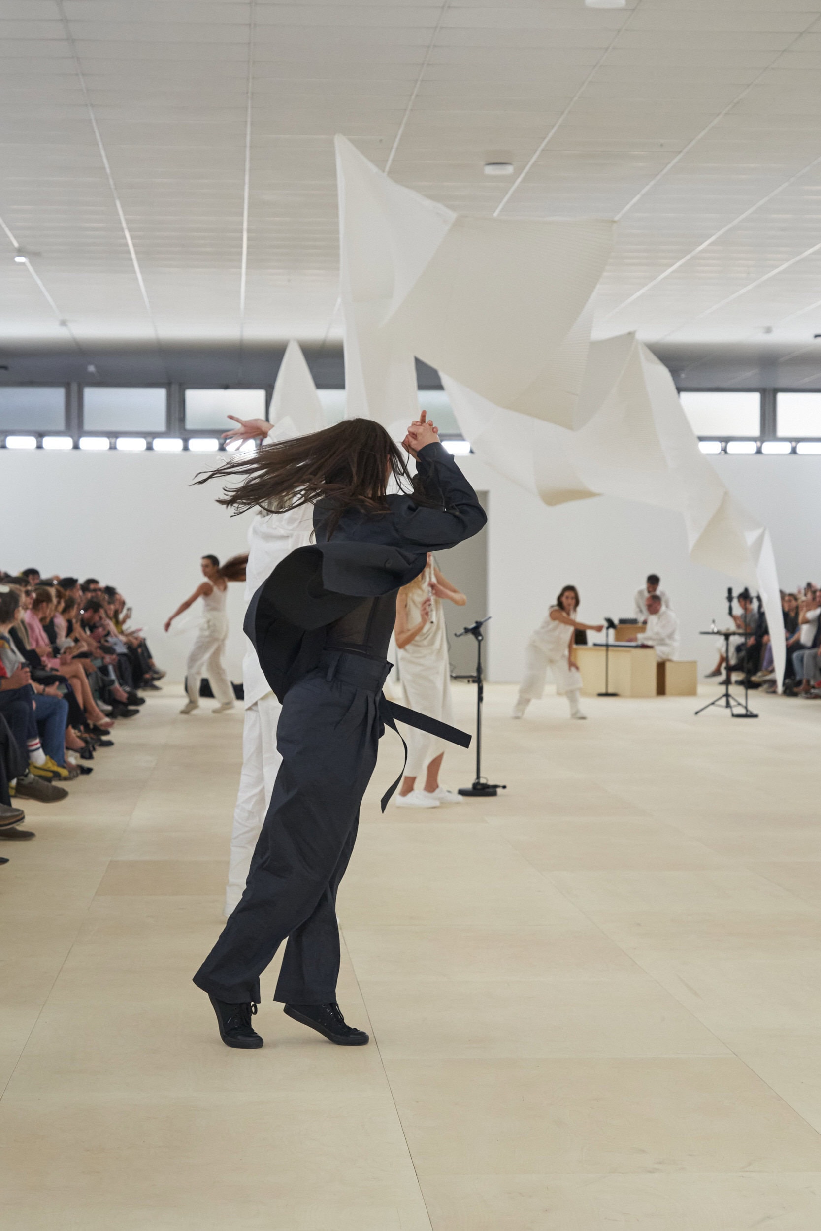 Issey Miyake Spring 2024 Fashion Show Atmosphere