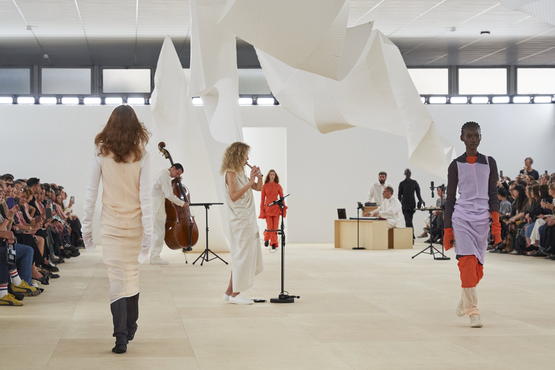 Issey Miyake Spring 2024 Fashion Show Atmosphere