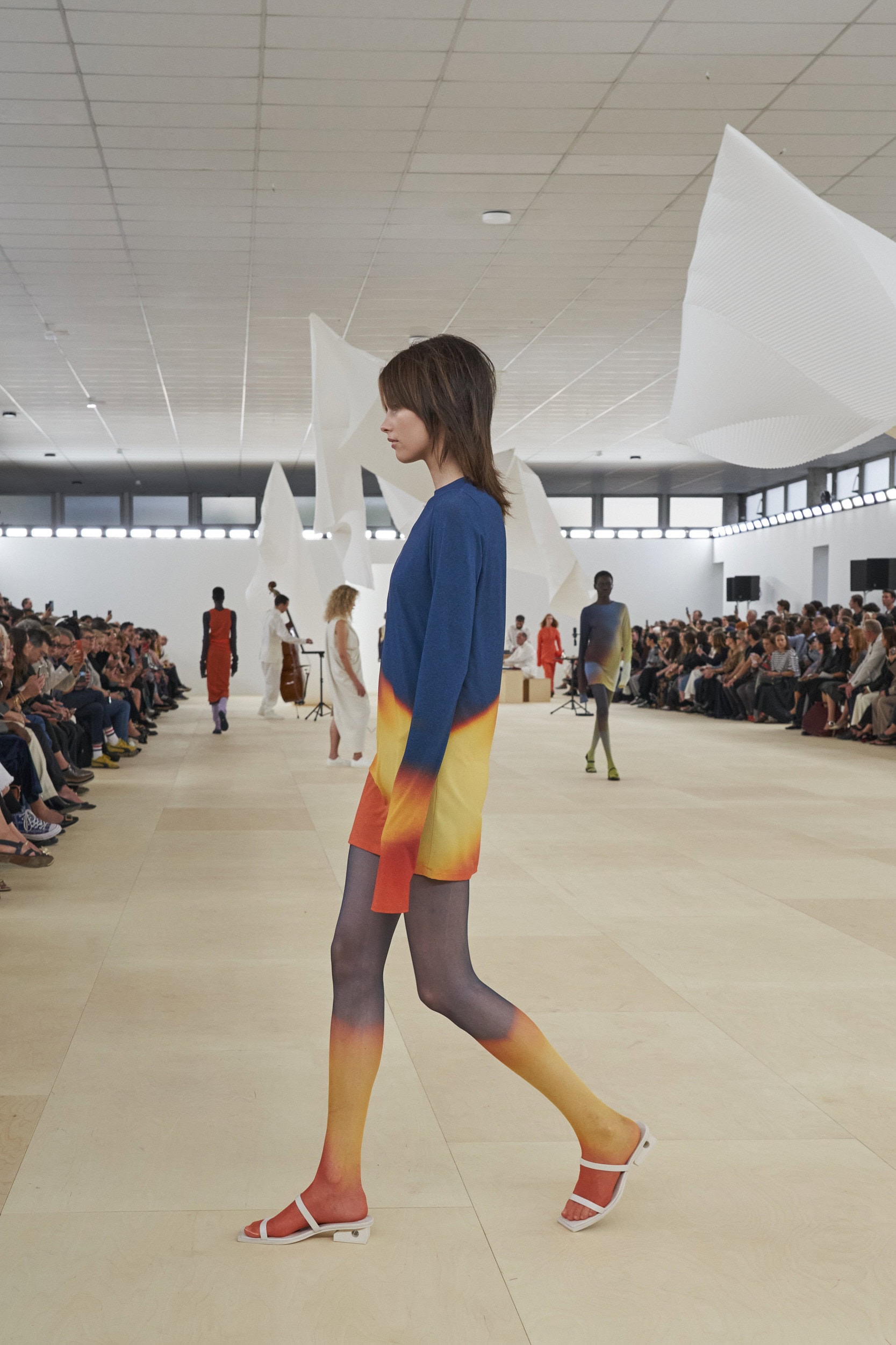 Issey Miyake Spring 2024 Fashion Show Atmosphere