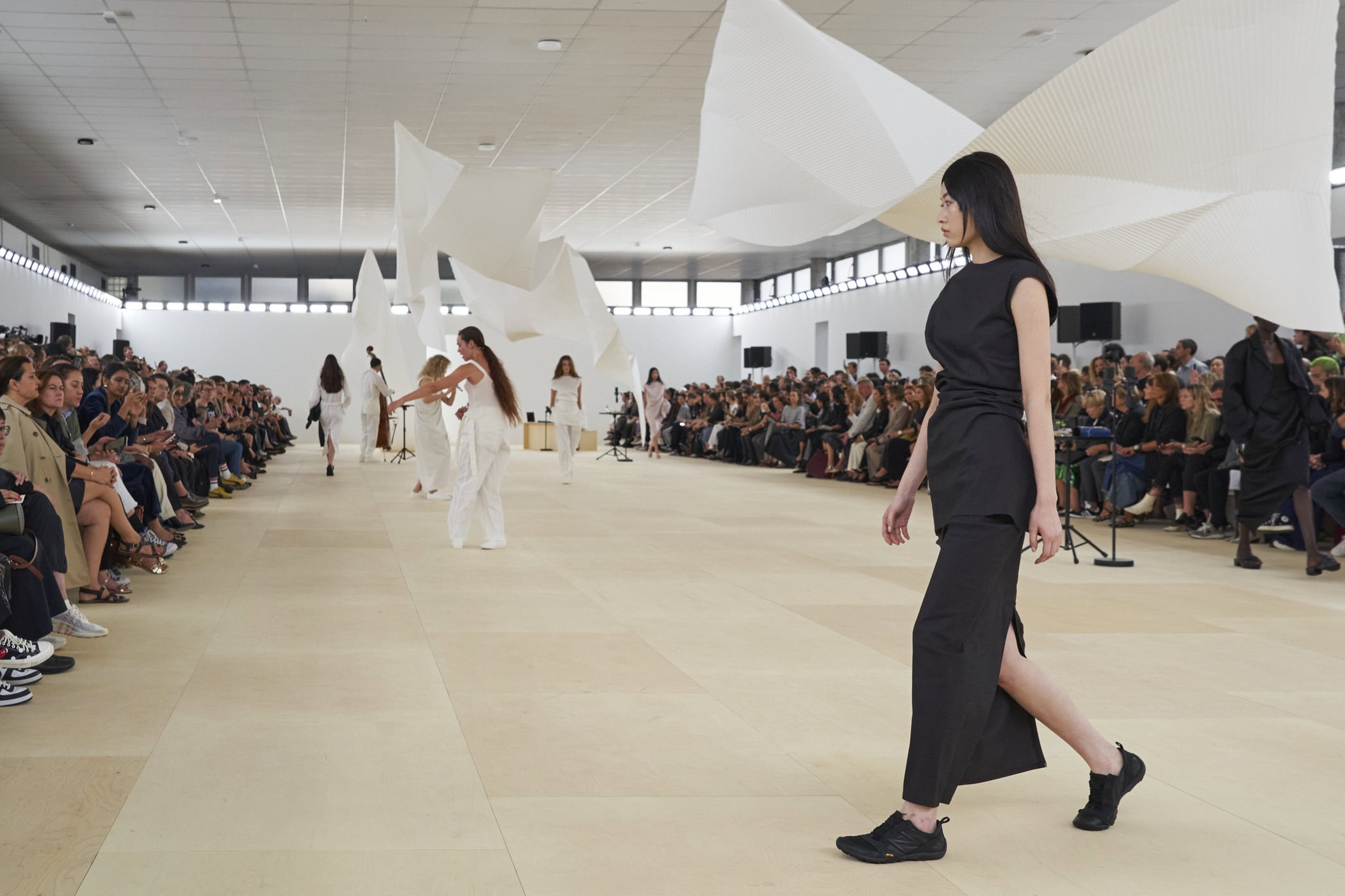 Issey Miyake Spring 2024 Fashion Show Atmosphere