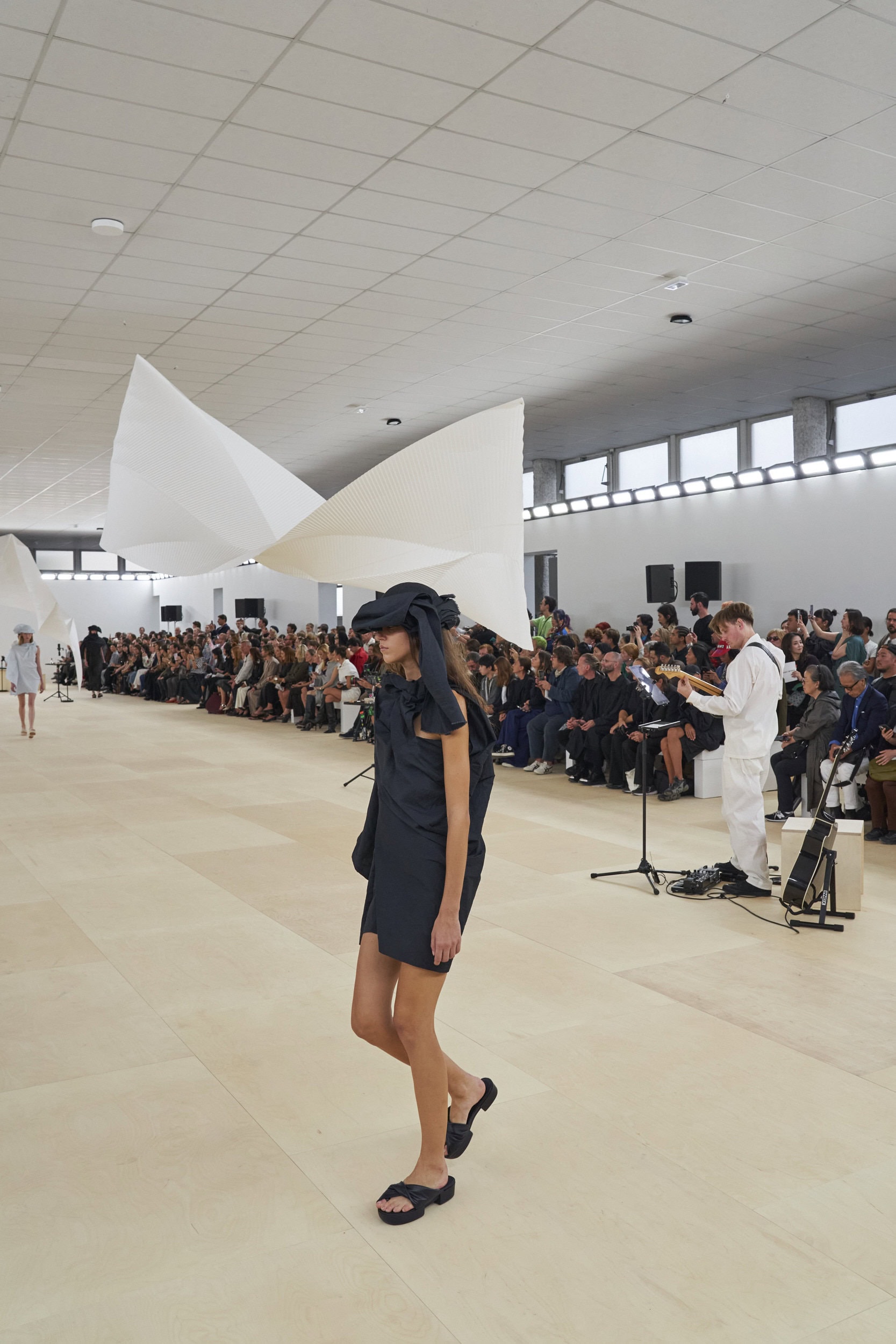 Issey Miyake Spring 2024 Fashion Show Atmosphere