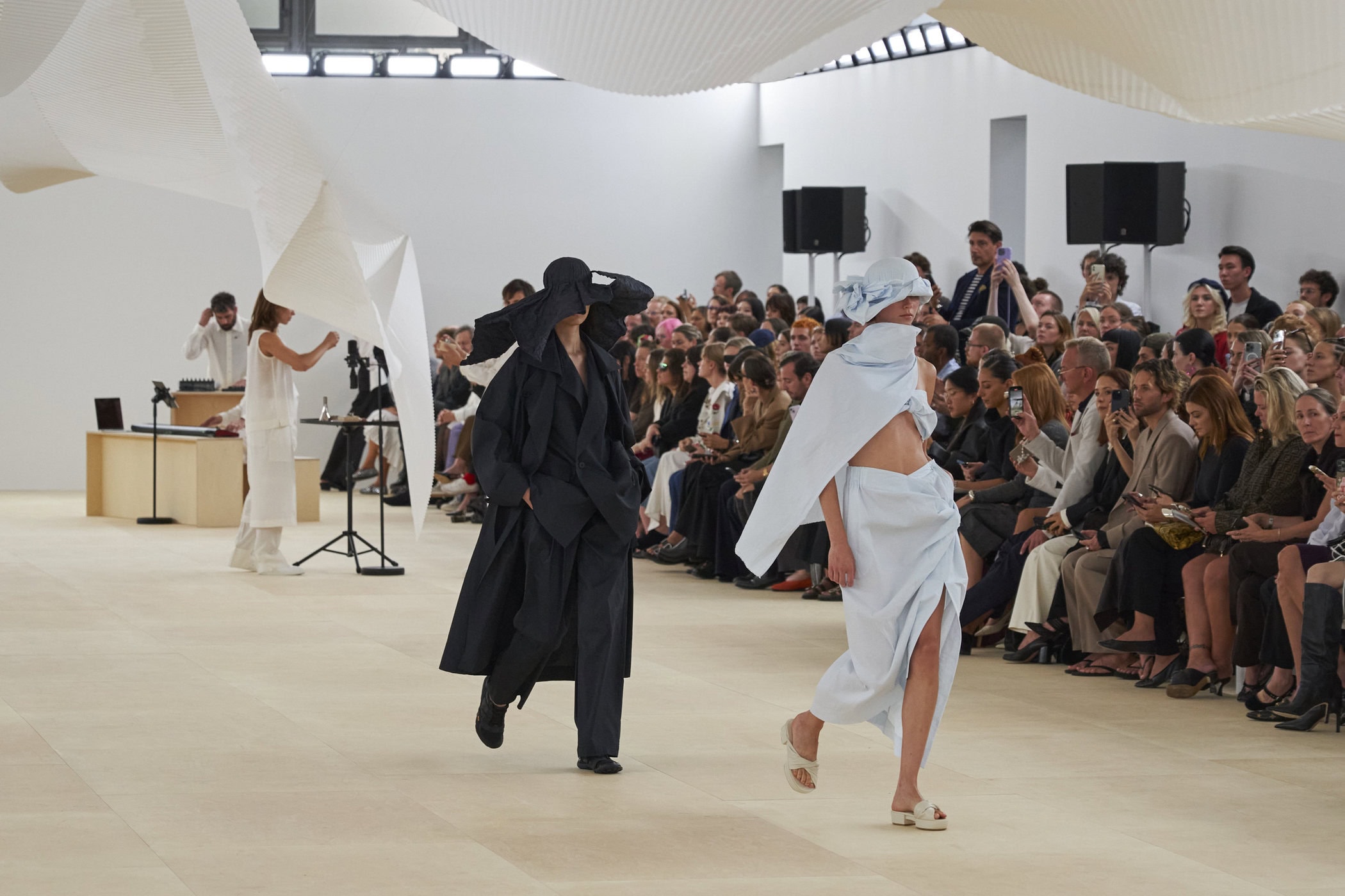 Issey Miyake Spring 2024 Fashion Show Atmosphere