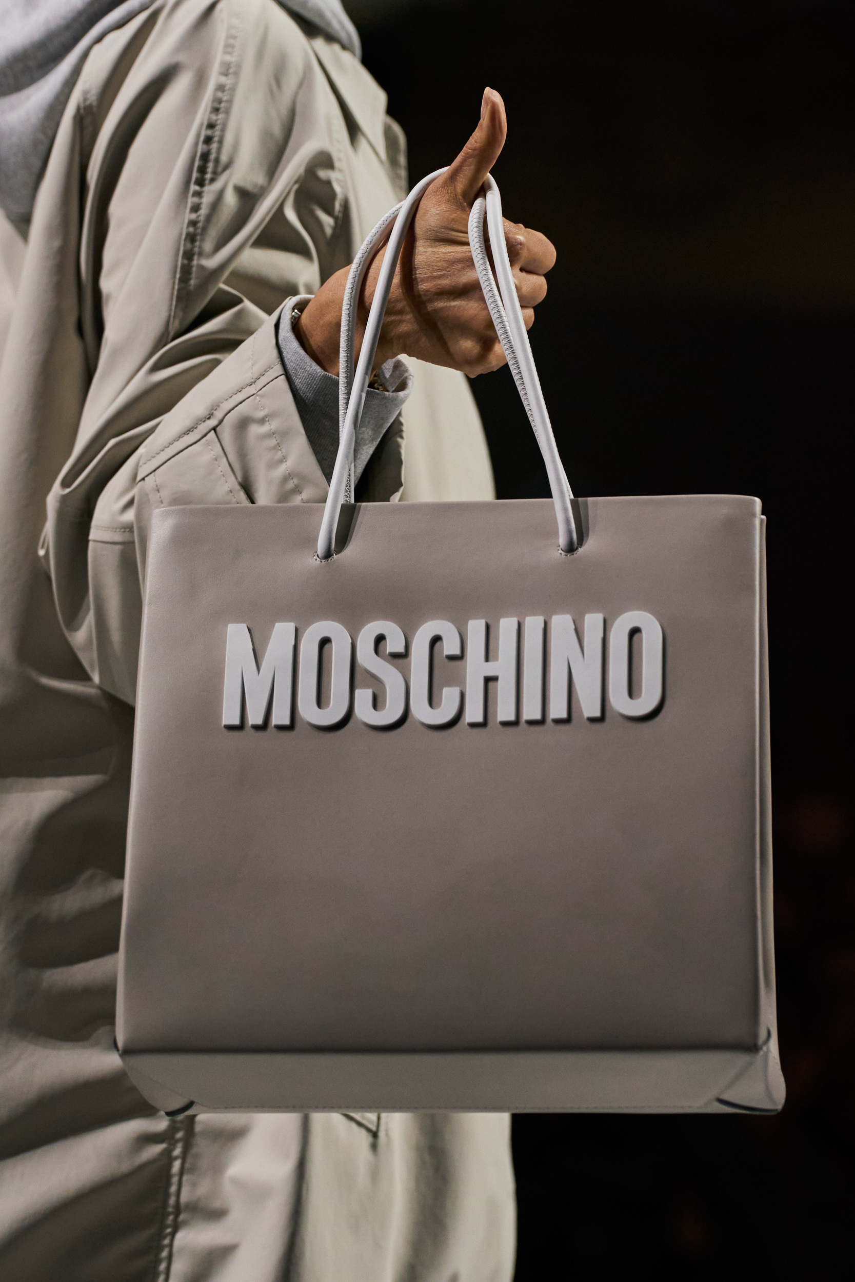 Moschino paper online bag