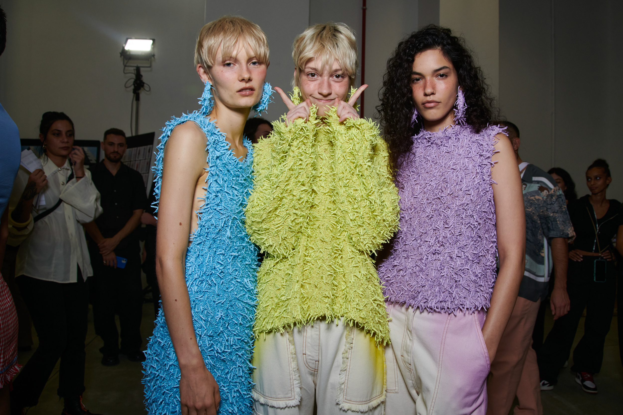 Msgm Spring 2024 Fashion Show Backstage