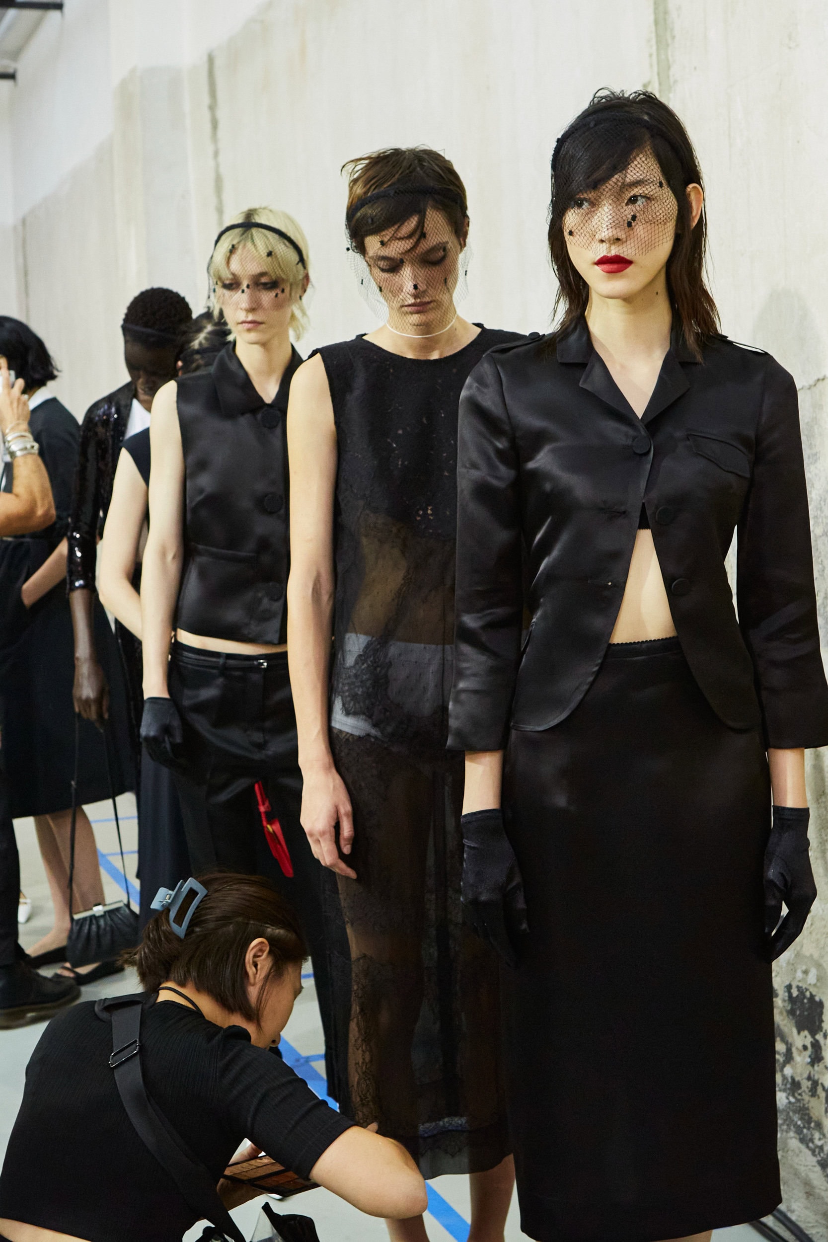 N 21 Spring 2024 Fashion Show Backstage