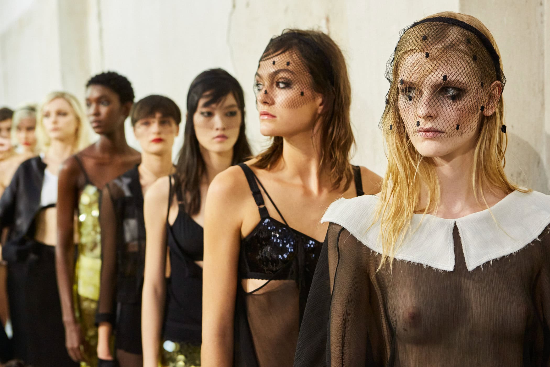 N 21 Spring 2024 Fashion Show Backstage