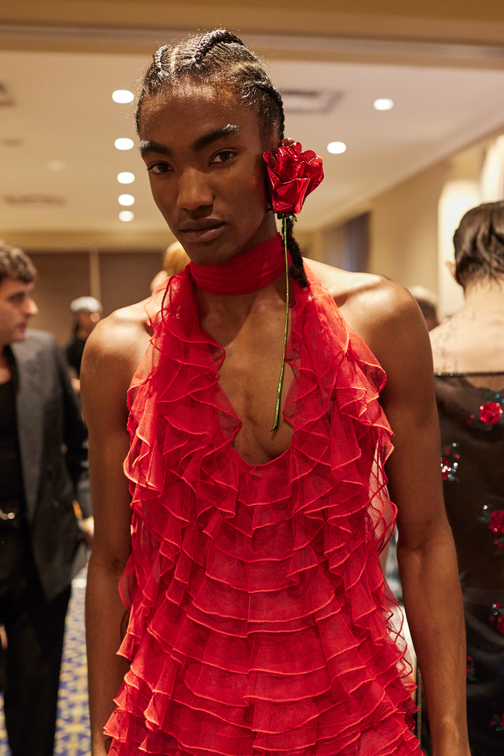 Palomo Spain Spring 2024 Fashion Show Backstage