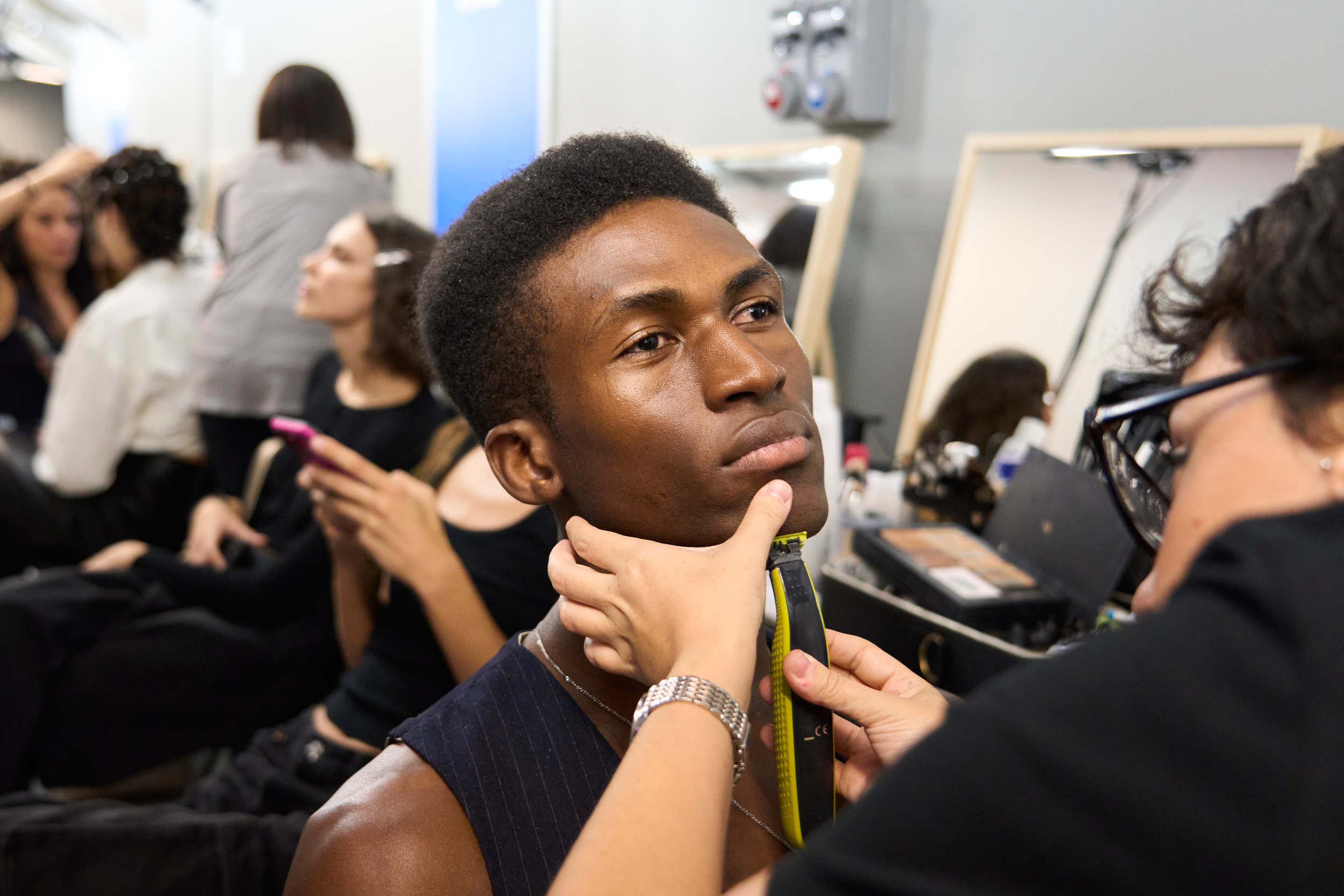 Philipp Plein Spring 2024 Fashion Show Backstage