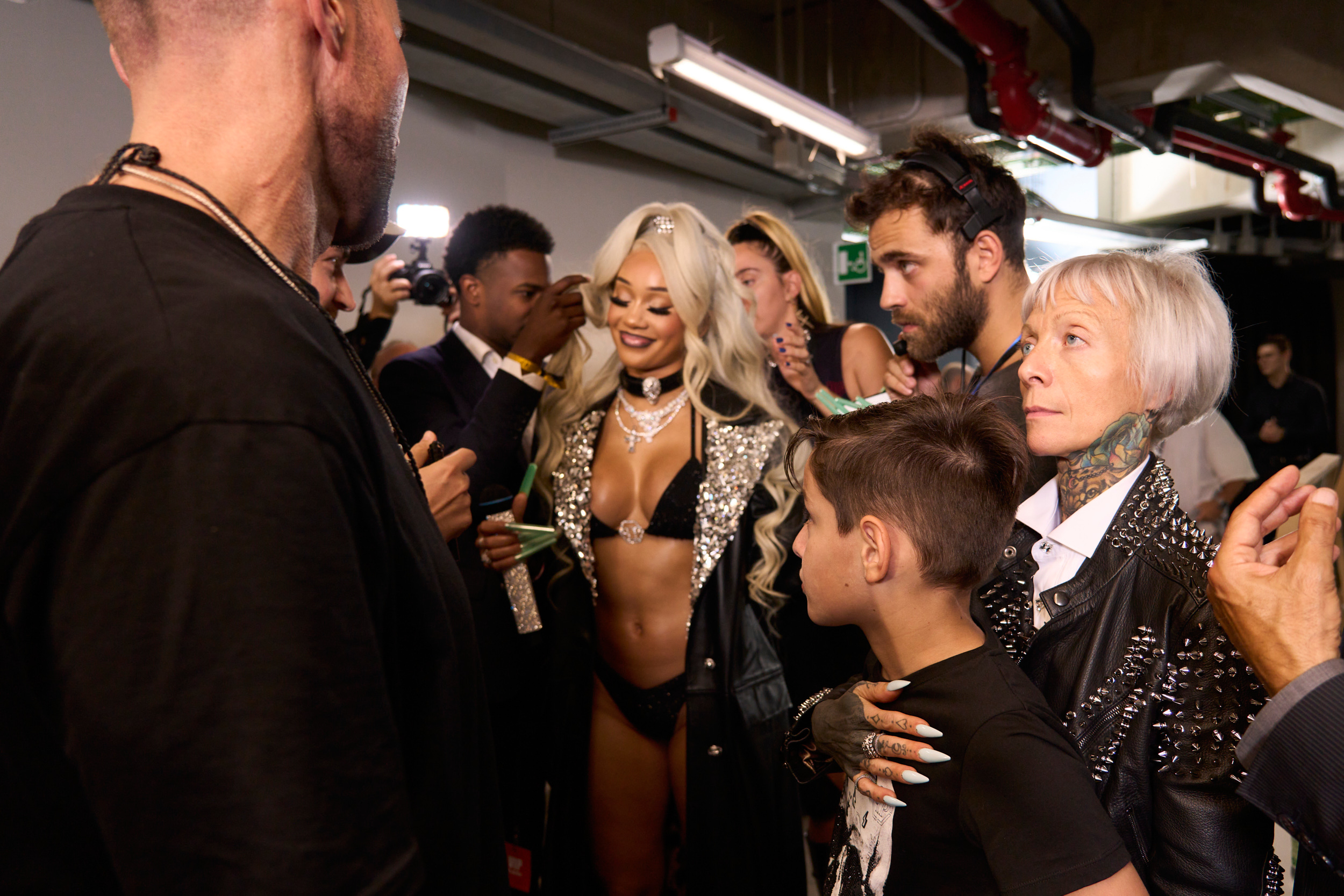 Philipp Plein Spring 2024 Fashion Show Backstage