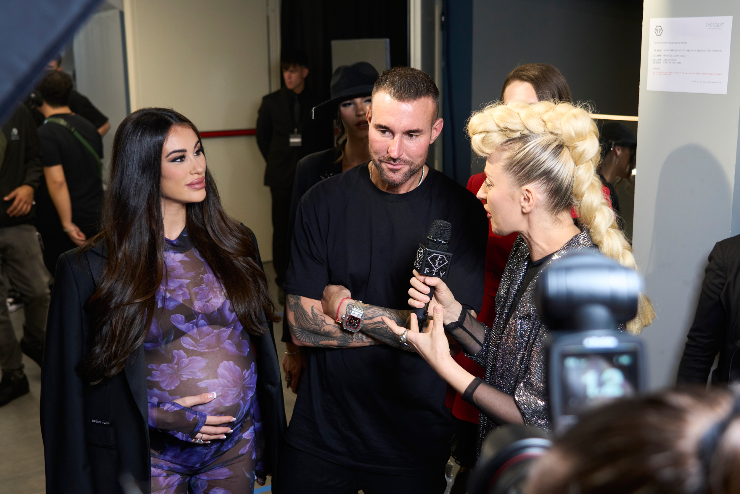 Philipp Plein Spring 2024 Fashion Show Backstage